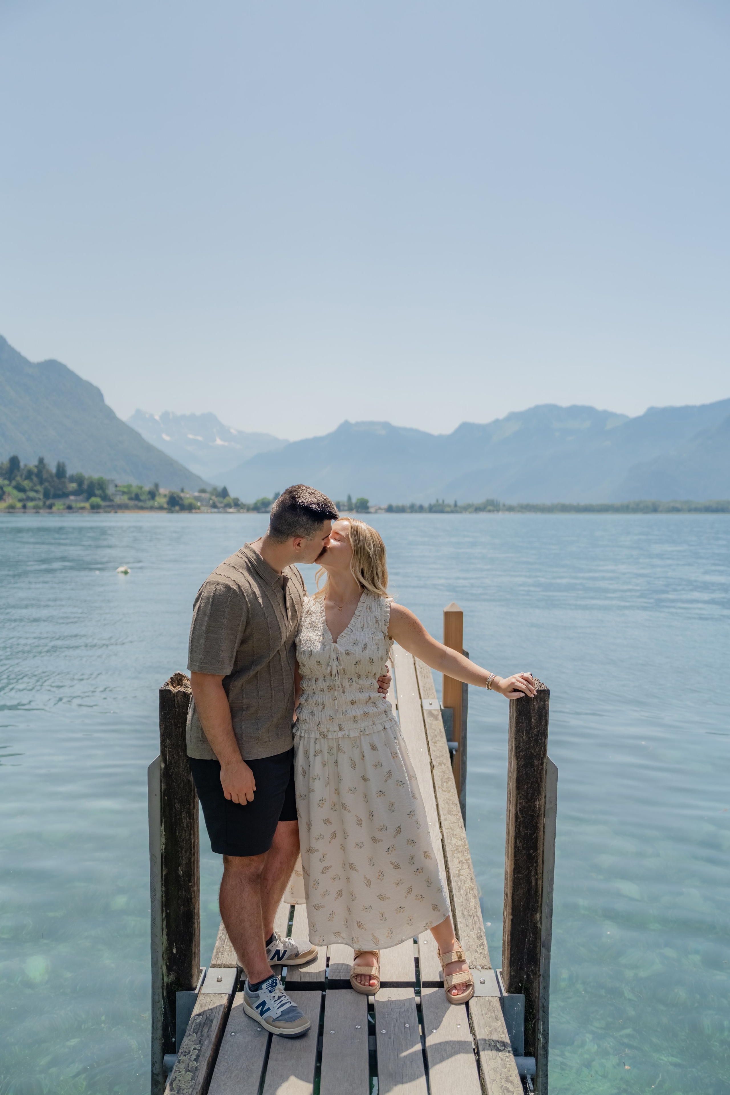 Brooklyn & Dakota | Proposal Montreux. Профессиональный свадебный фотограф в Женеве и Швейцарии | Таня Вовчецкая