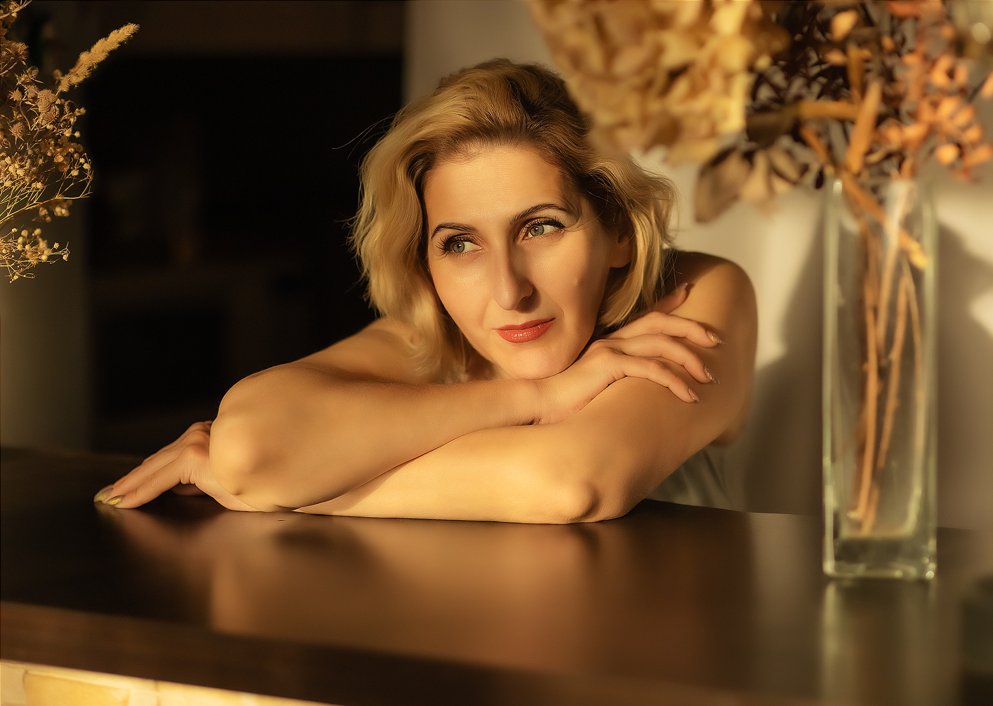 Портреты с Анжелой. Домашняя фотосессия