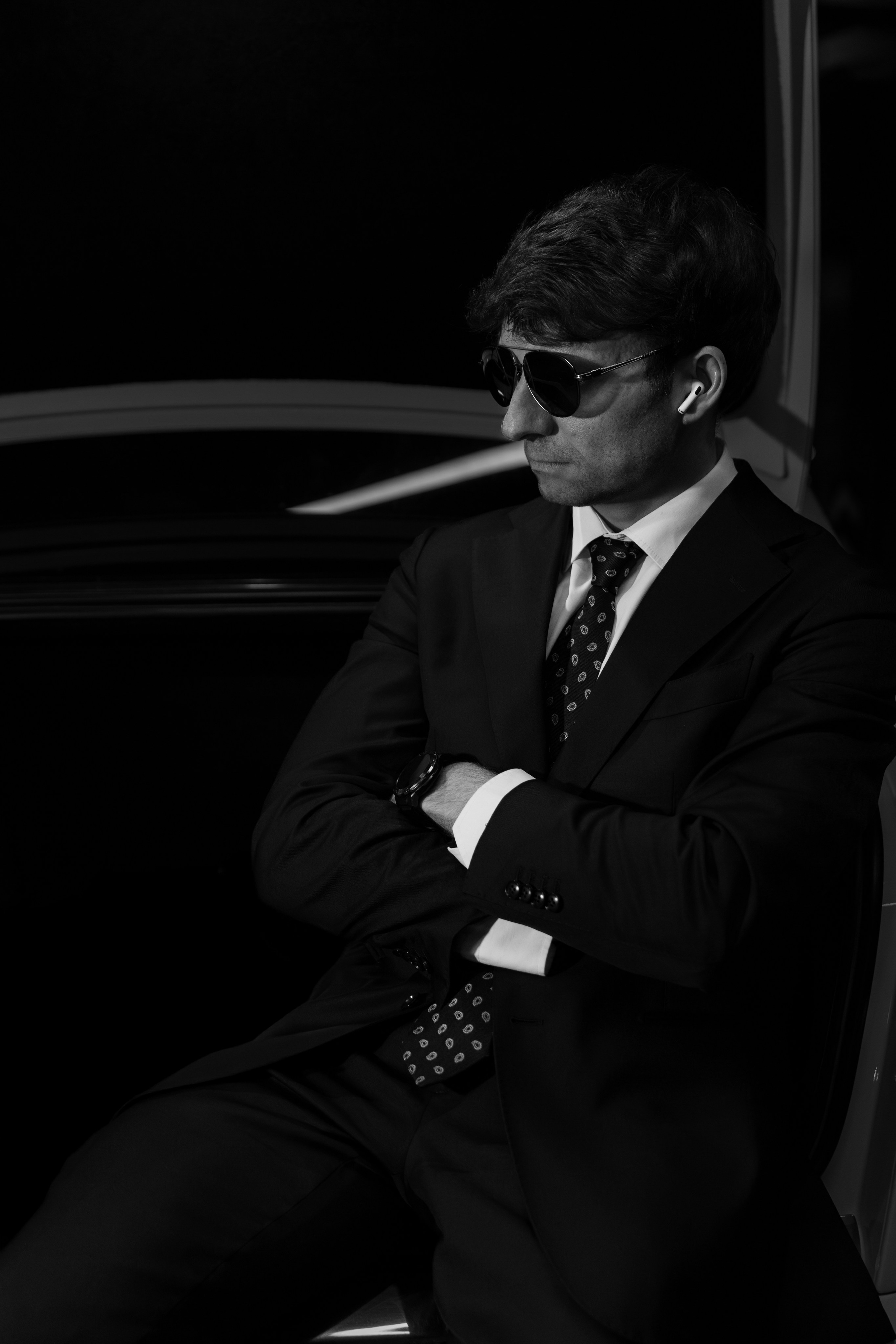 Бизнес фотосессия с Rolls-Royce Phantom и Cadillac Escalade. Портретный фотограф в Москве Фарид Леонов