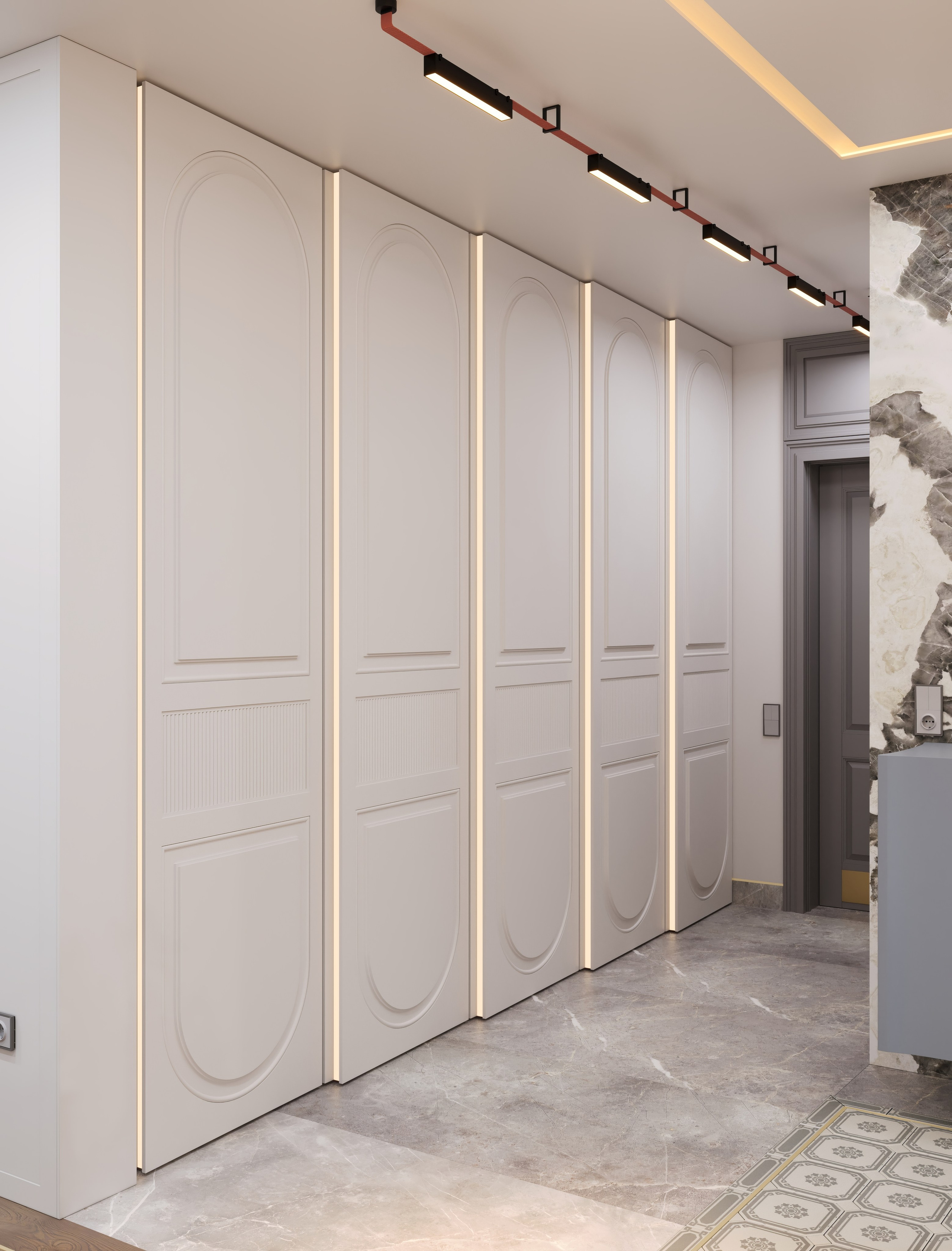 3D Визуализация квартиры пгт Заречье 62.7 m². Заказать 3Д визуализацию интерьеров — Дарья Веденёва