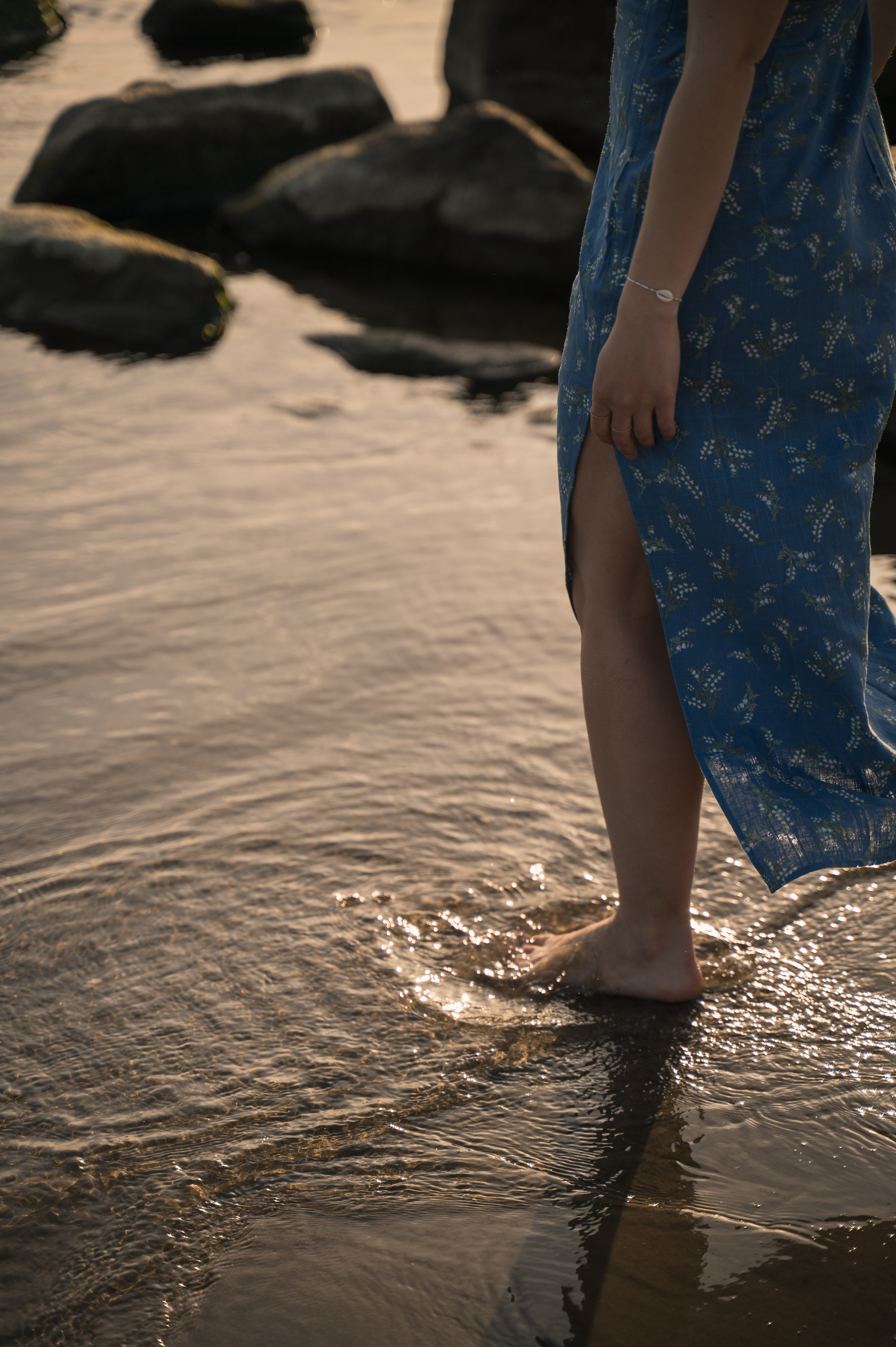 Porträttfotografering på Skrea Strand i Falkenberg. Bröllops- och familjefotograf i Halmstad | Valentina