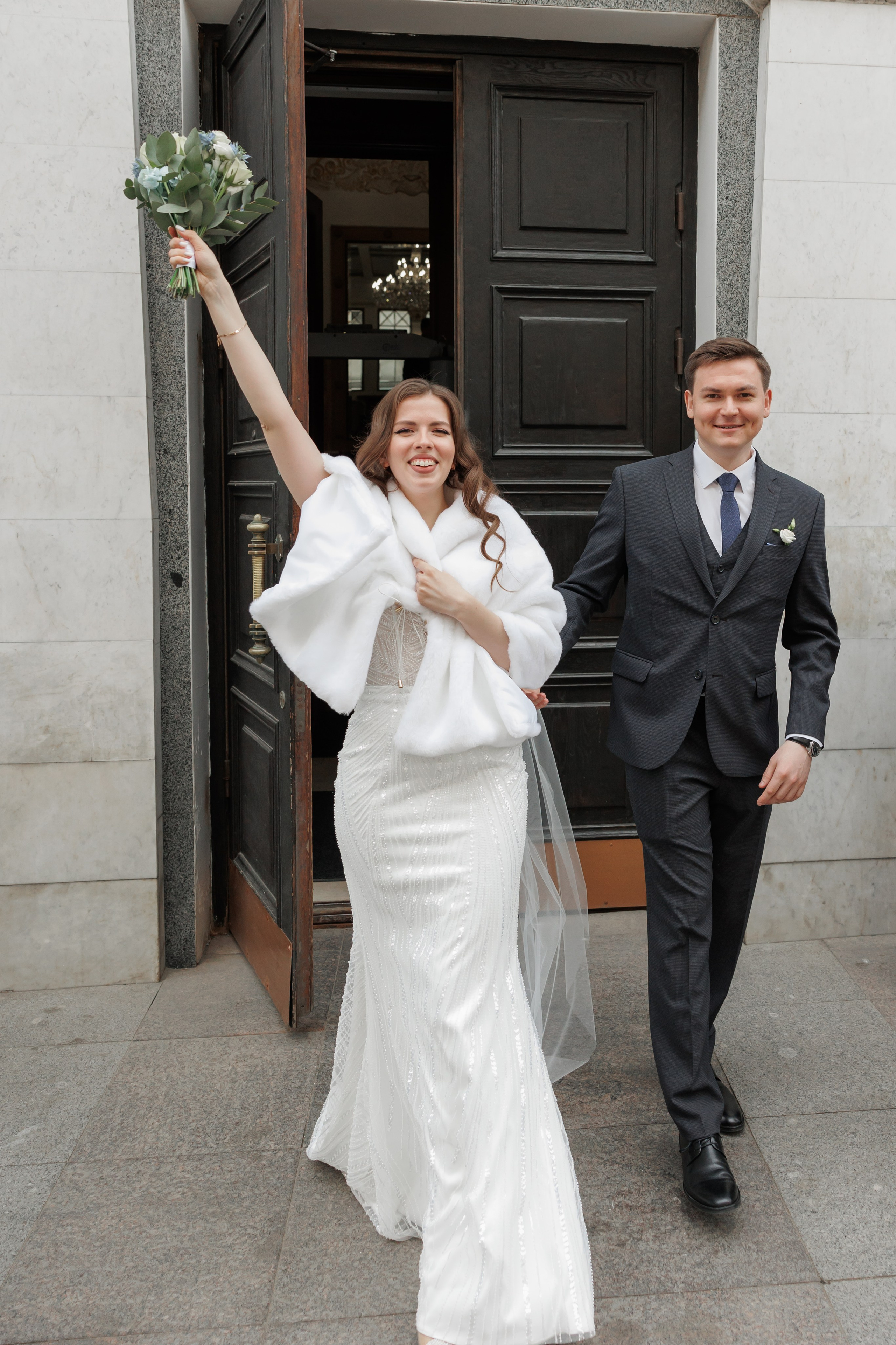 Даша и Дима, Грибоедовский ЗАГС. Свадебный и репортажный фотограф (Москва, Королев и другие)