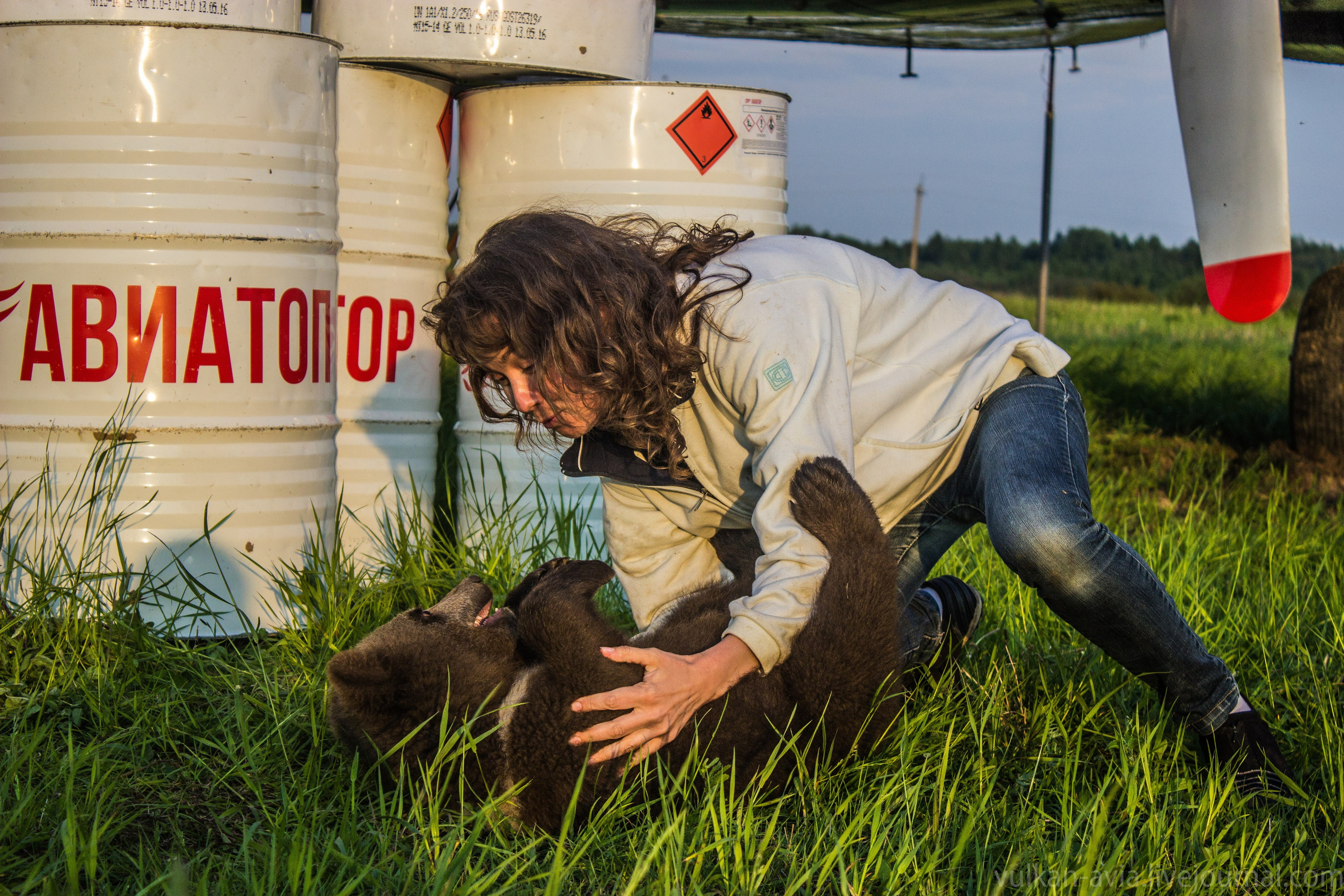 Медведь Мансур. Фотоальбом показывающий увлекательный мир авиации и мир медведей Андрея Иванова