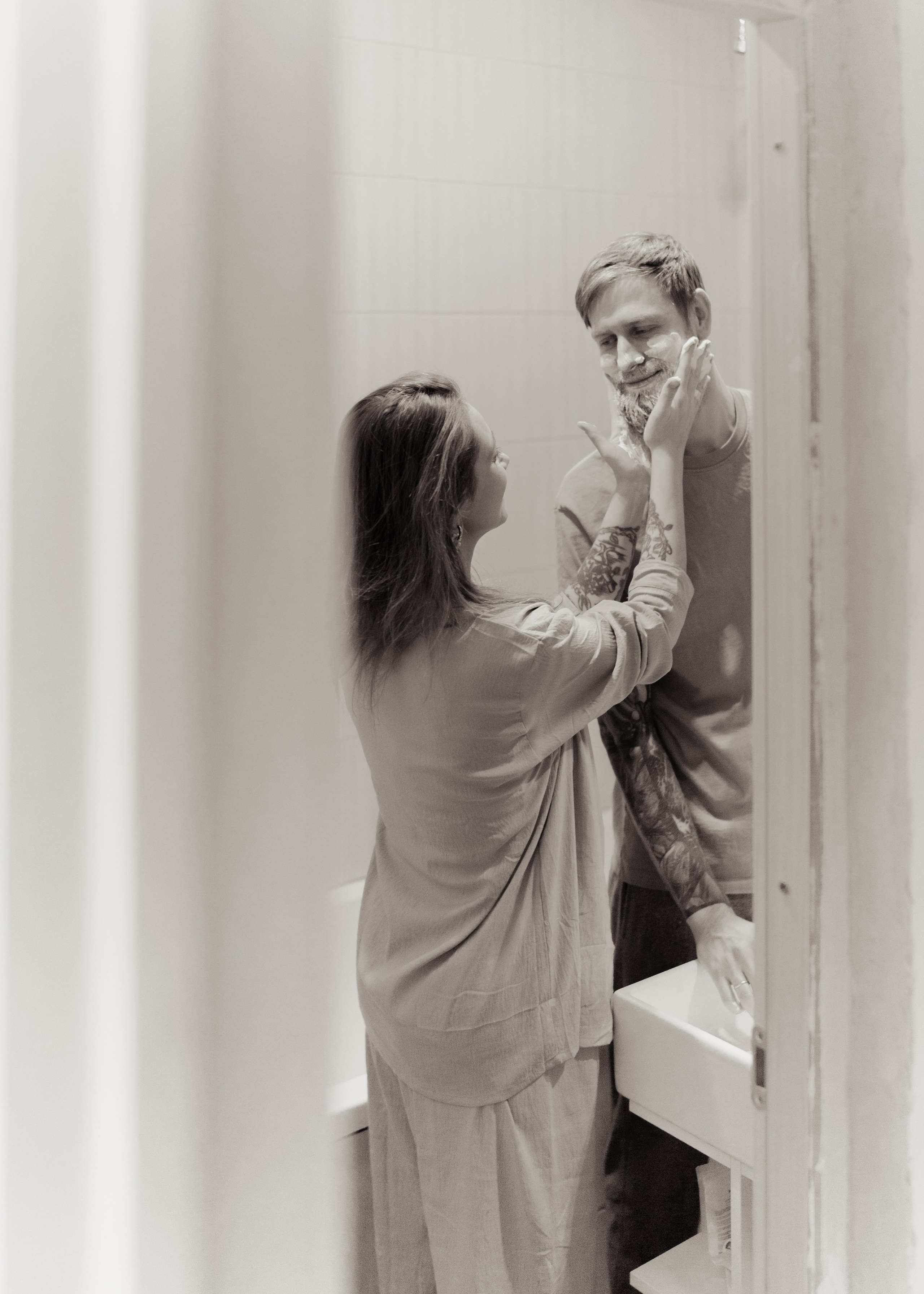 Катя и Андрей | домашняя. Фотограф в Новосибирске Диана Ильиных