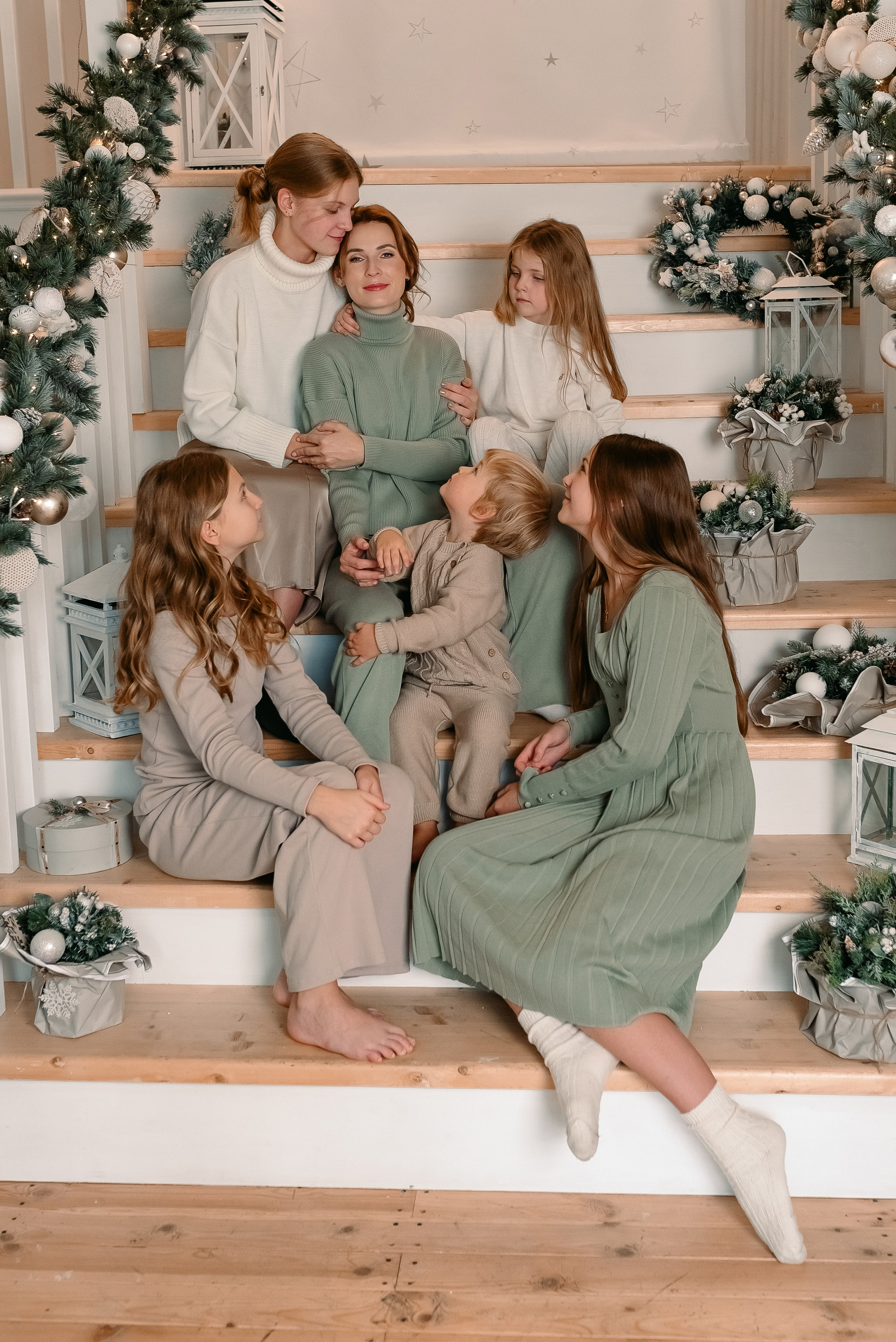 Новогодняя семейная фотосессия. Фотограф Юлия Кондратьева