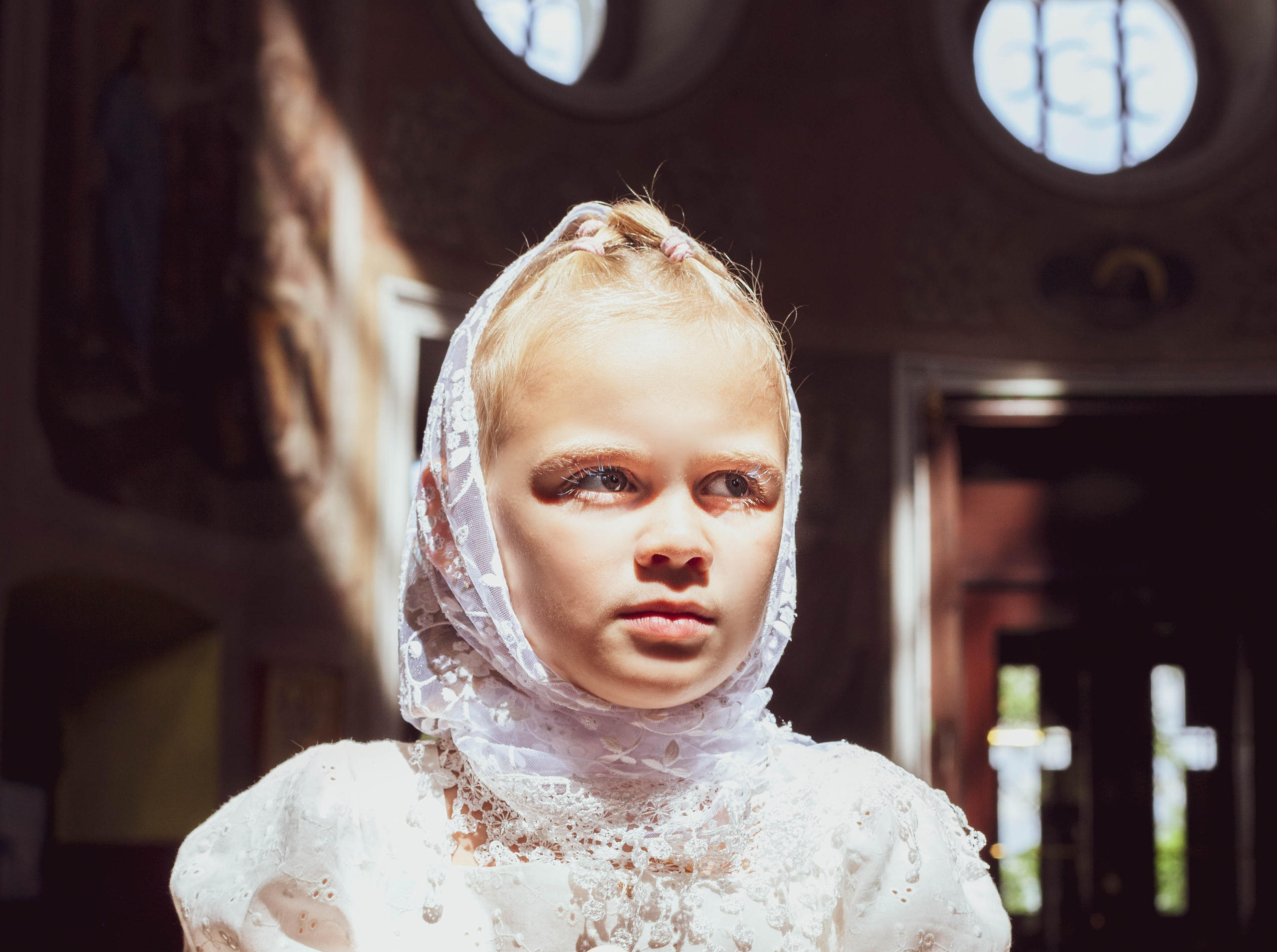 Таинство Крещения (постановочная съемка). Moscow_CPC