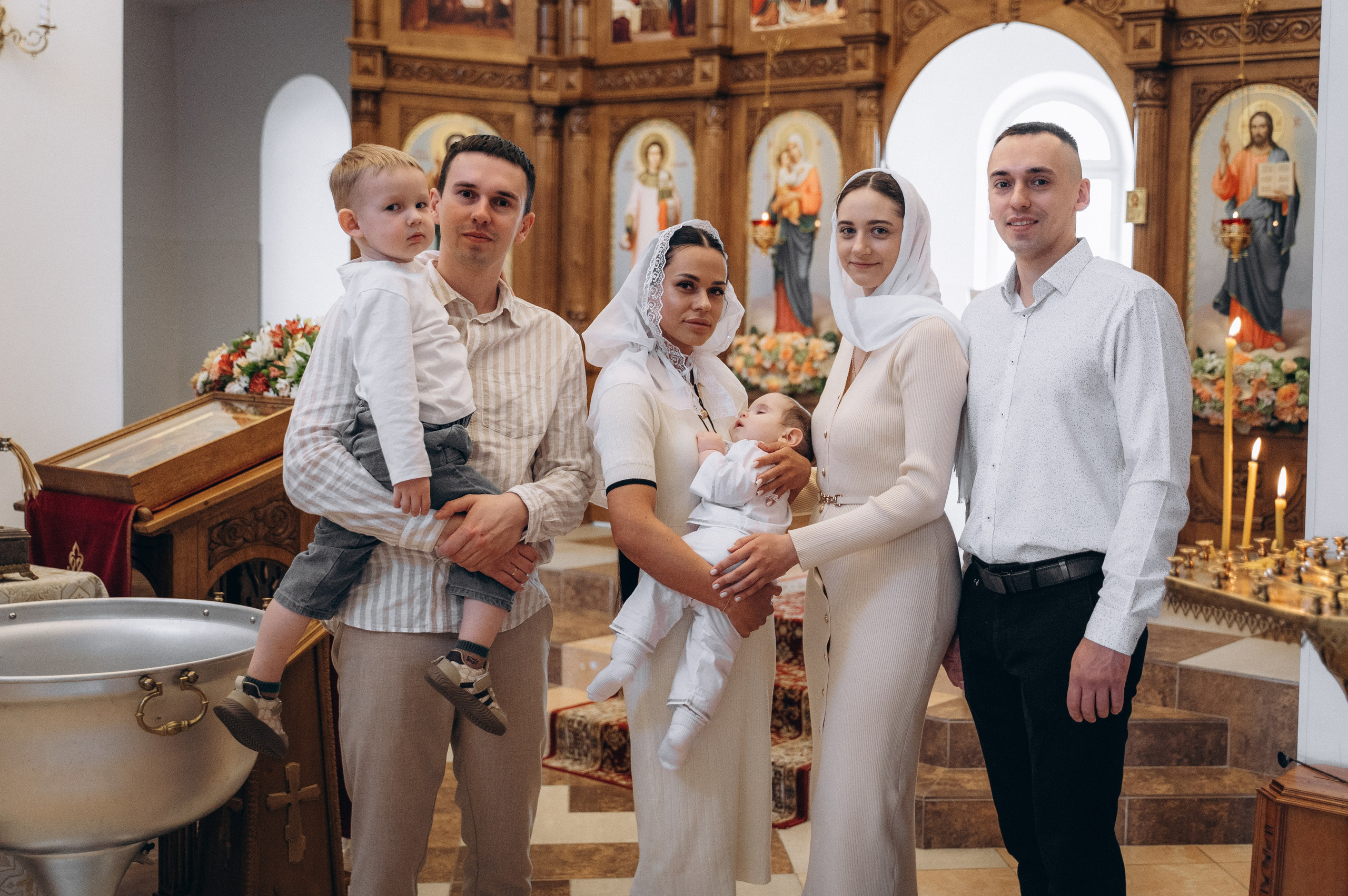 Крещение Мирона (Храм Преображения Господня). Семейный фотограф в Минске Дарья Дреко