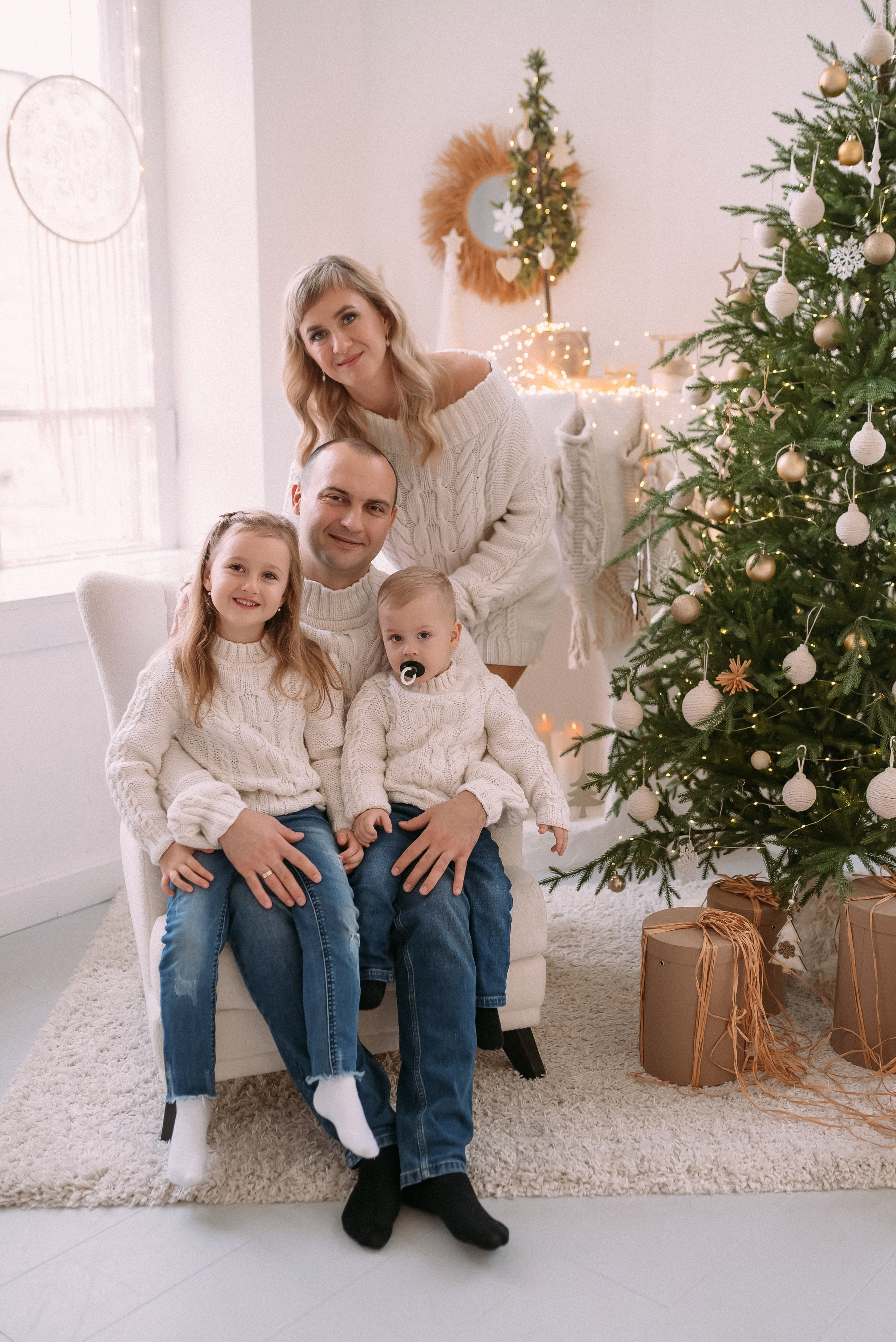 Семейная новогодняя съёмка. Свадебный и семейный фотограф в Симферополе Дарья Маркова