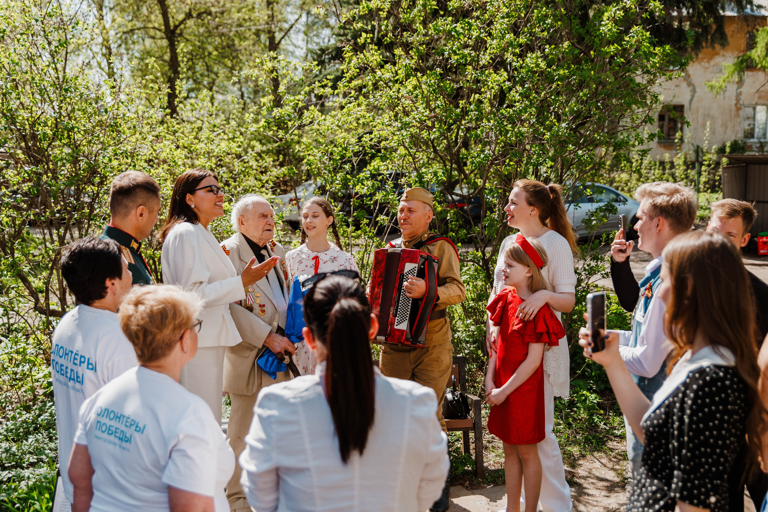 ПОЗДРАВЛЕНИЕ ВЕТЕРАНОВ ВЕЛИКОЙ ОТЕЧЕСТВЕННОЙ ВОЙНЫ. РЕПОРТАЖНЫЙ ФОТОГРАФ НИЖНИЙ НОВГОРОД Игнатьева Виктория