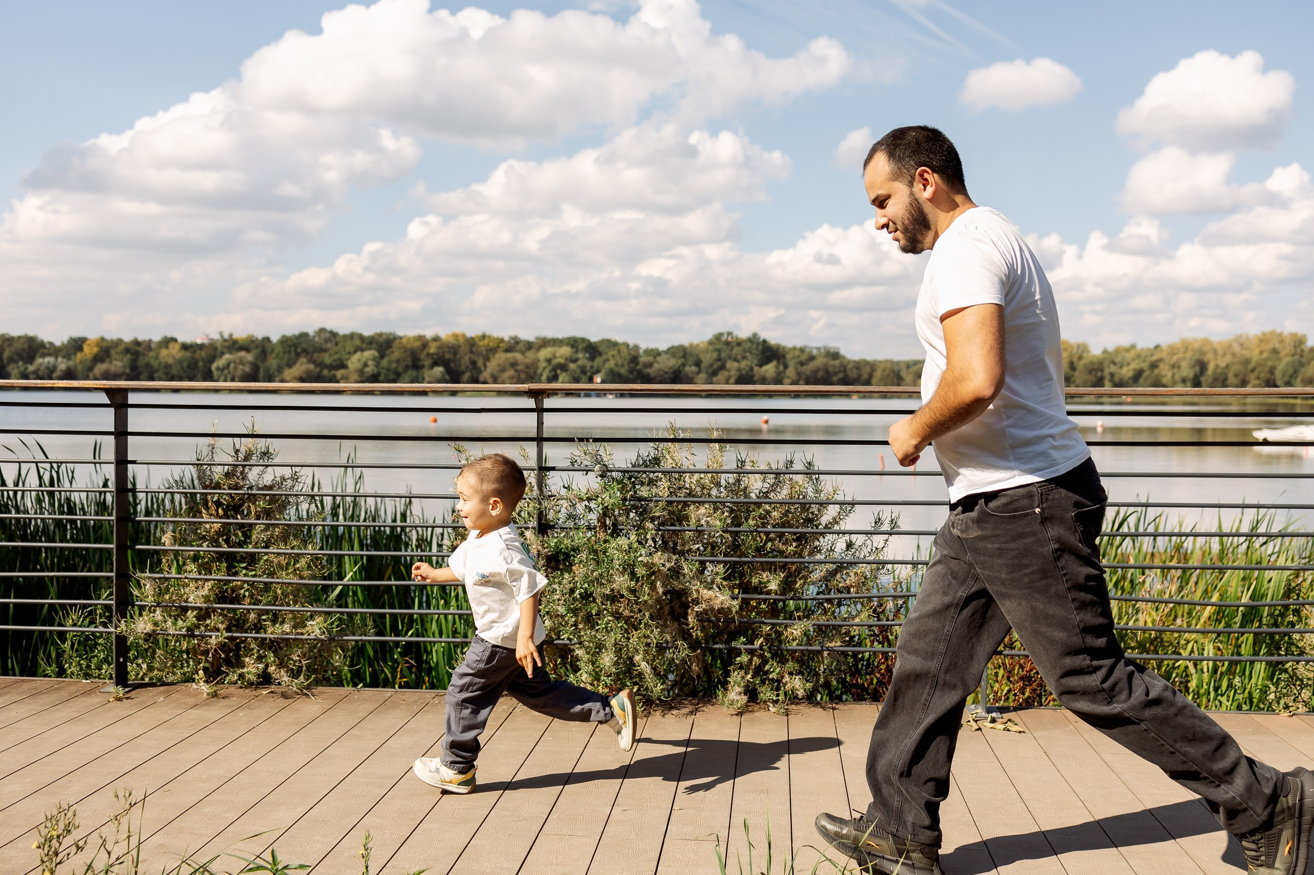 Семейная прогулка на Белом озере. Семейный Фотограф в Москве Евгения Симоненко