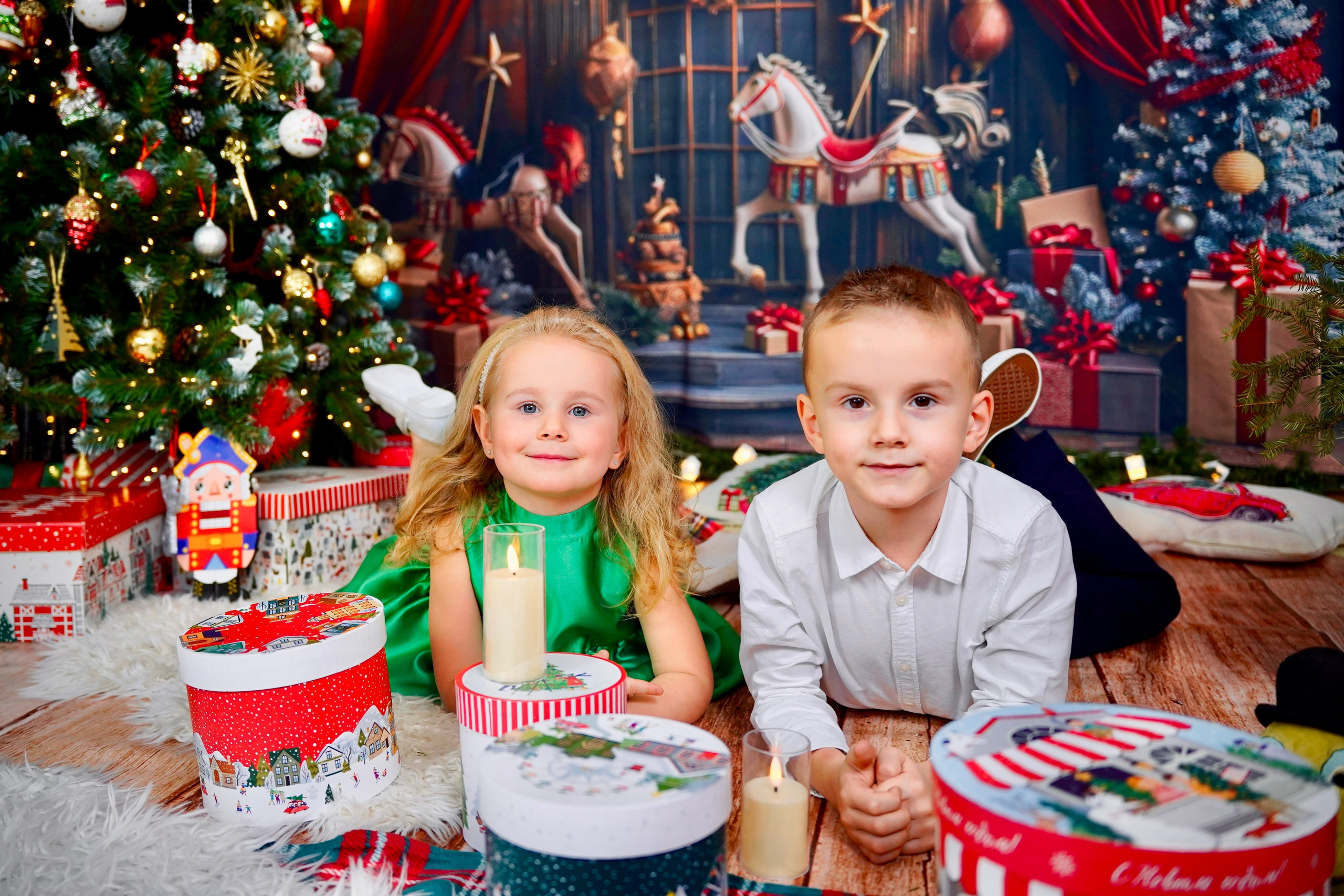 Новогодний фотопроект 2025 № 4. Семейный и детский фотограф Александра Гвоздикова