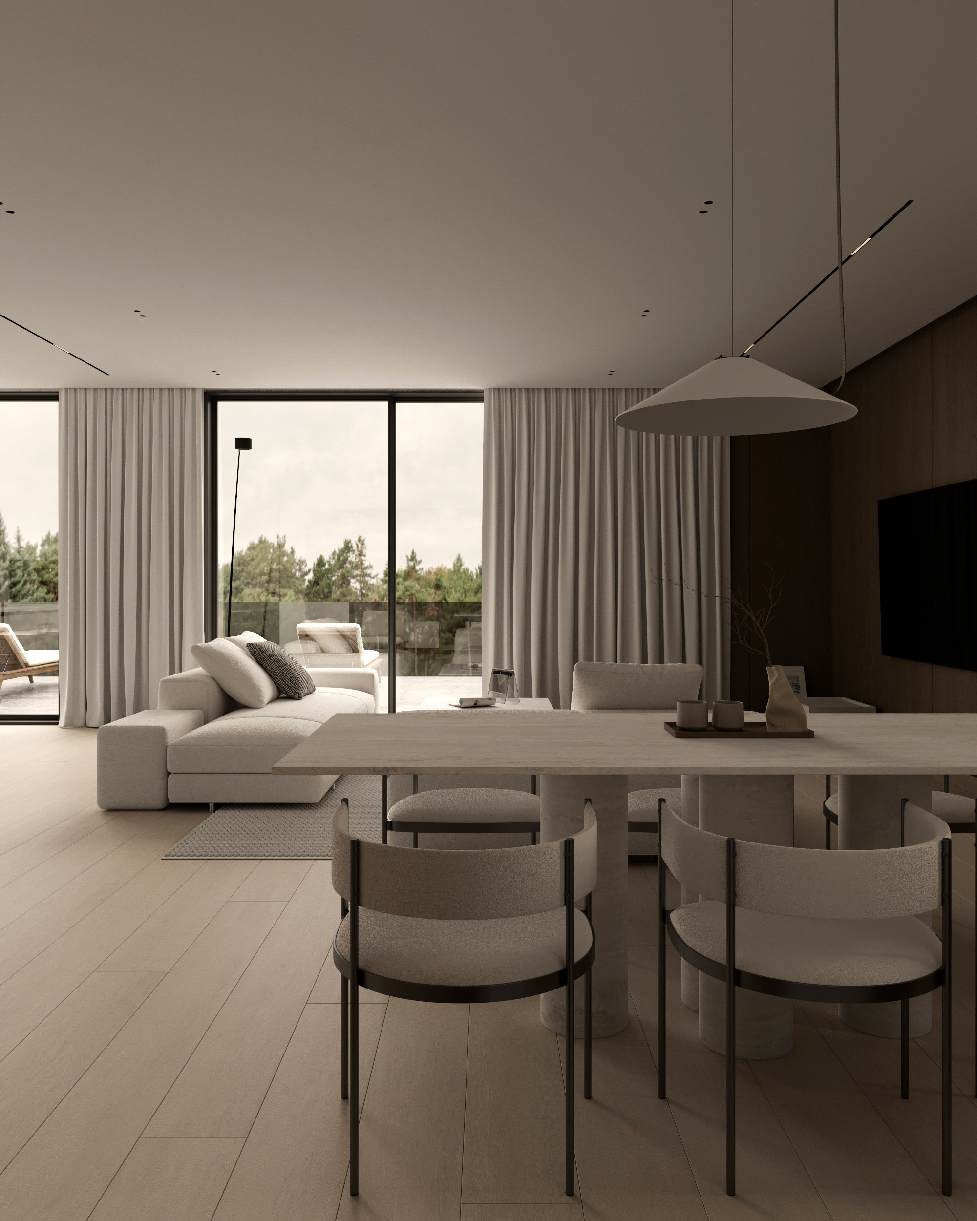 Warm Light Residence. Denis Konarev | Architectural Visualization Studio