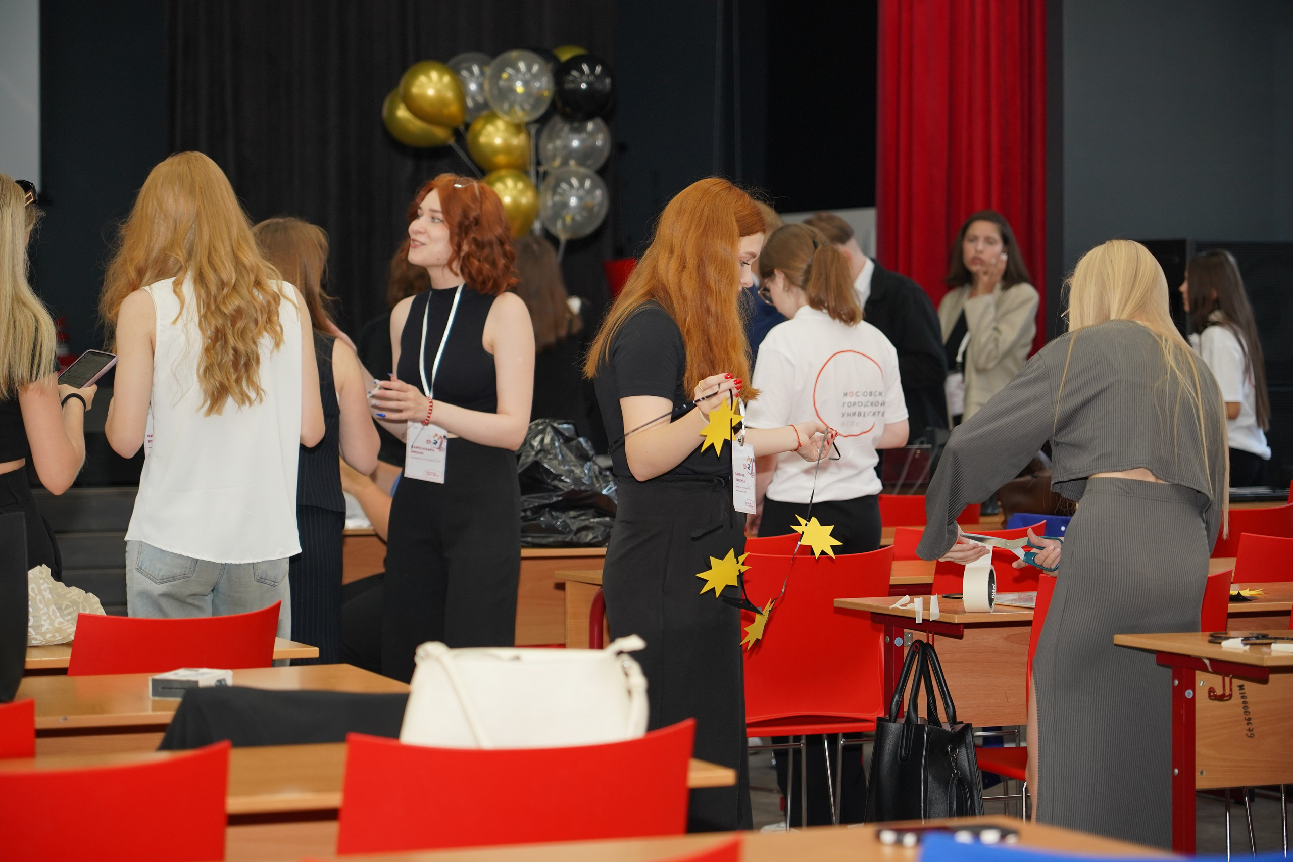 Съемка университетского мероприятия