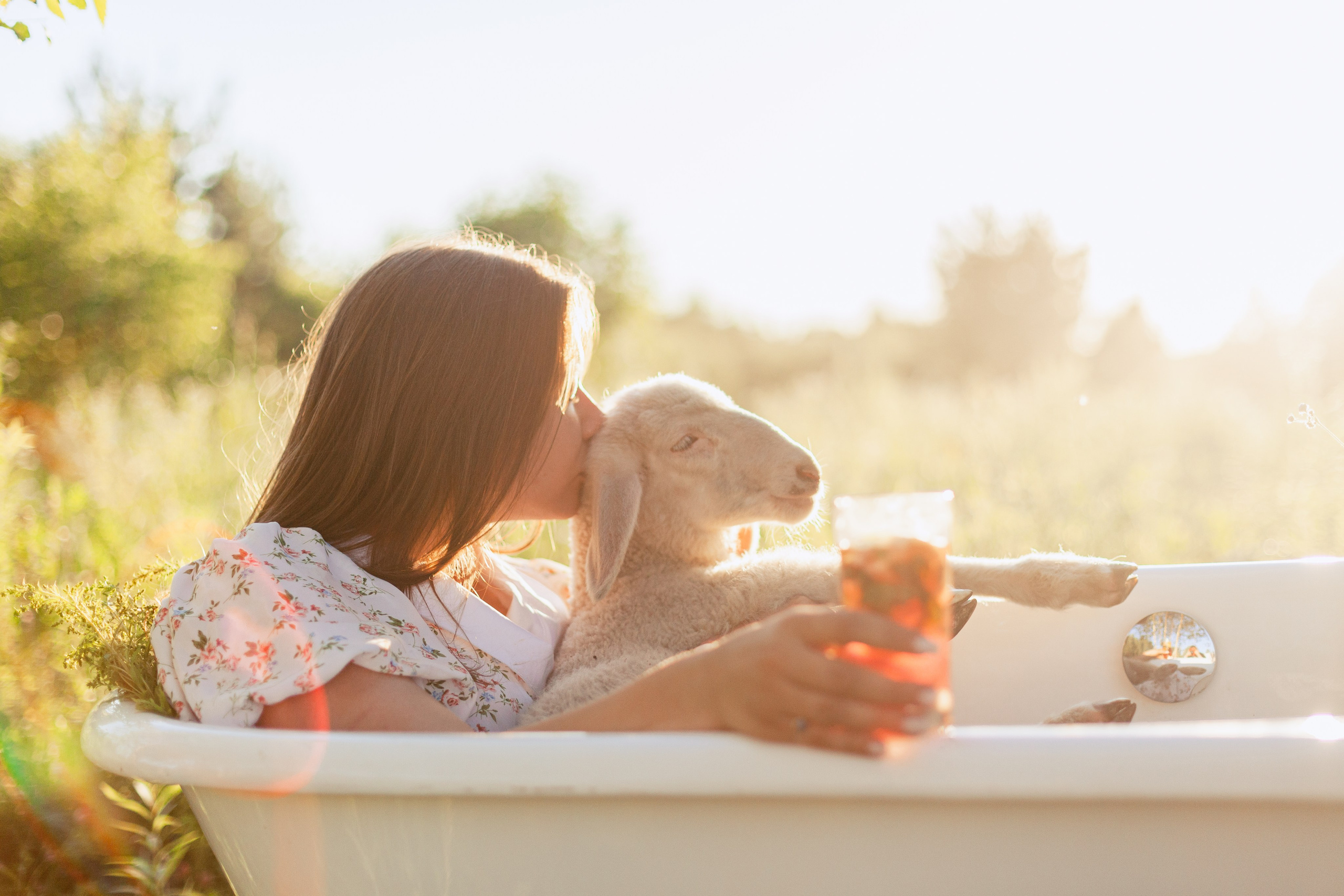 Ванна в поле. Фотограф-анималист Татьяна Степанова