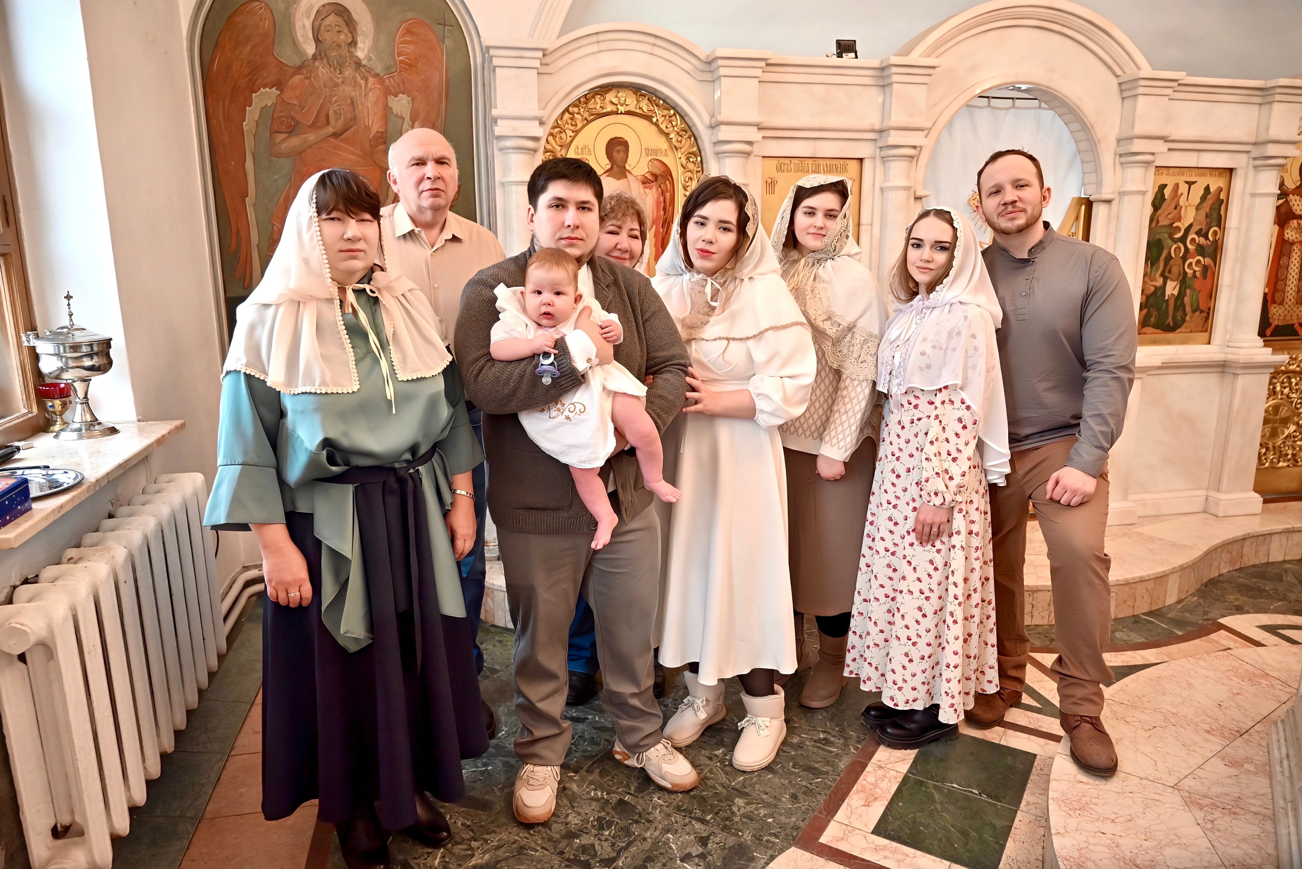 Крещение в Царицыно. Семейный и детский фотограф Москва