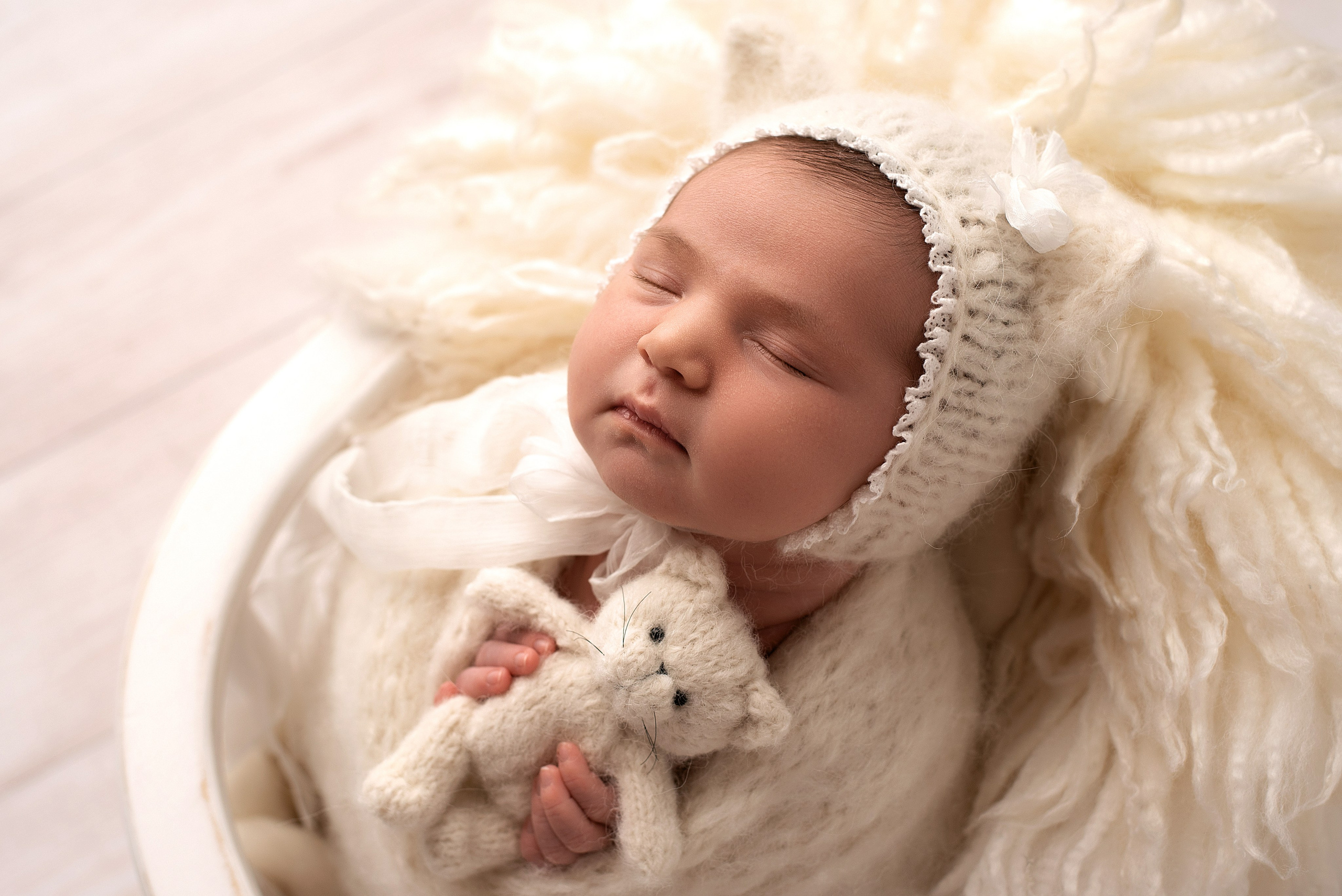 Новорождённые девочки. Детский фотограф новорождённых в Минске Боровик Екатерина