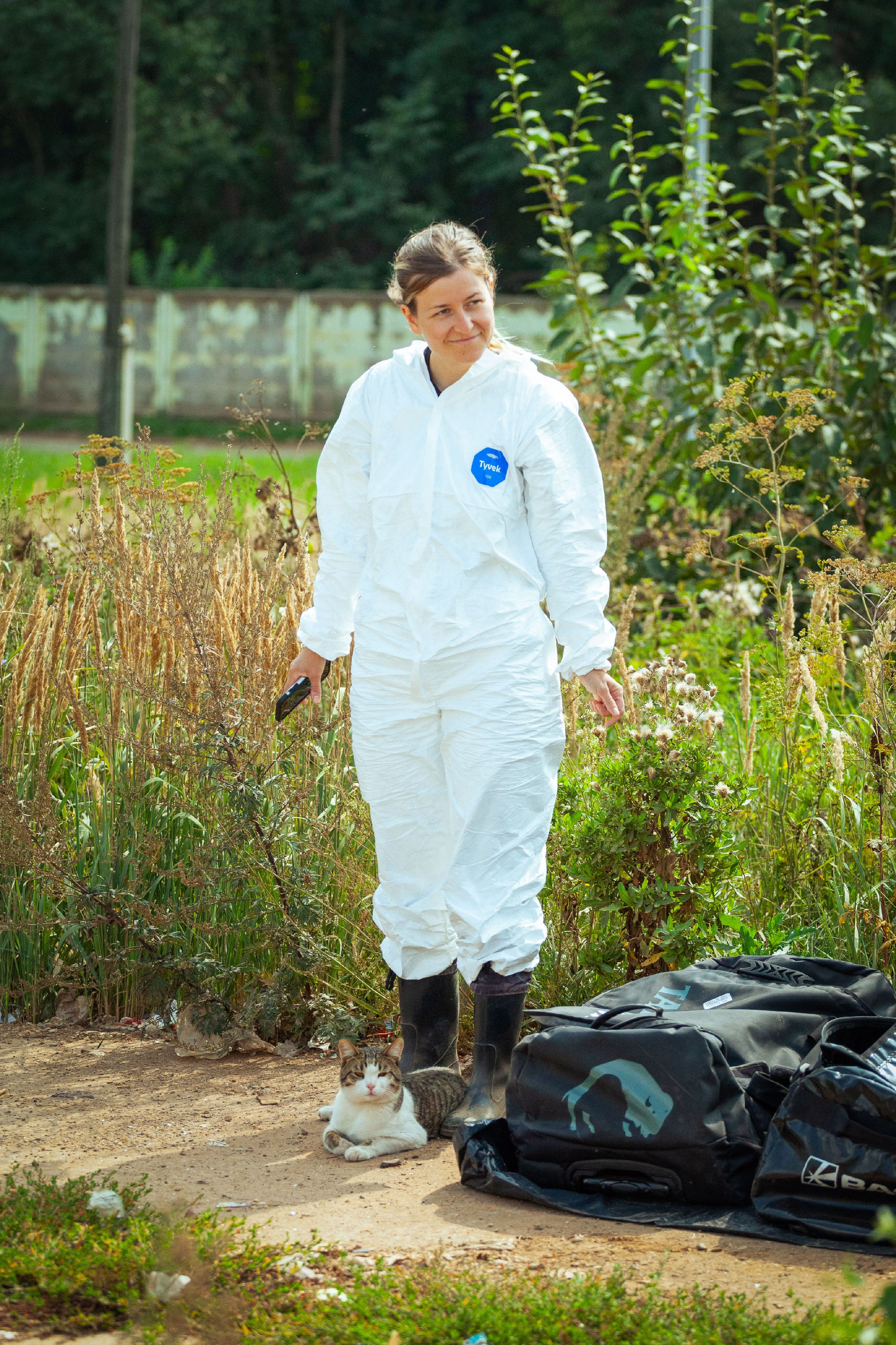 Анализ ижевского полигона ТБО [10-11 августа 2021 г.]. Фотограф Виноградов Константин