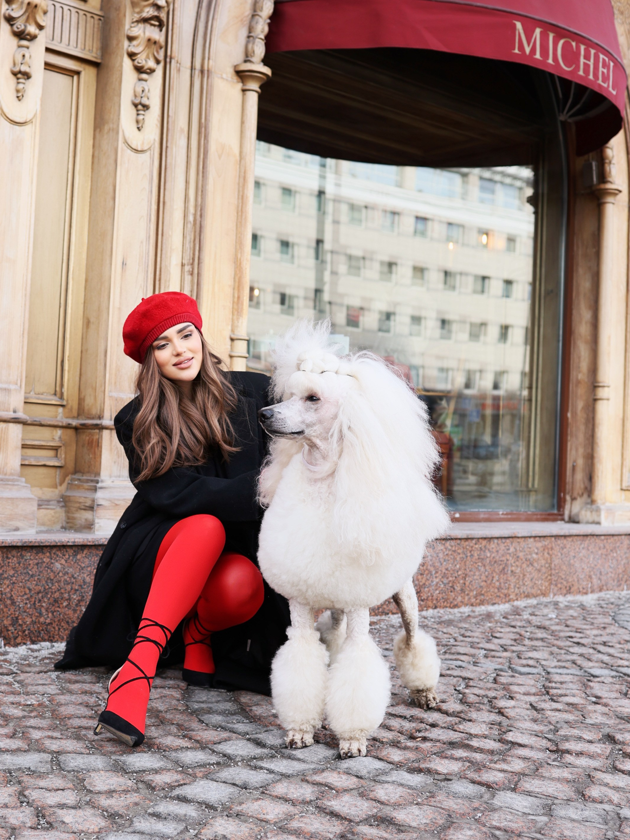 Мария прогулка с питомцем. Свадебный и семейный фотограф Москва и Московская область