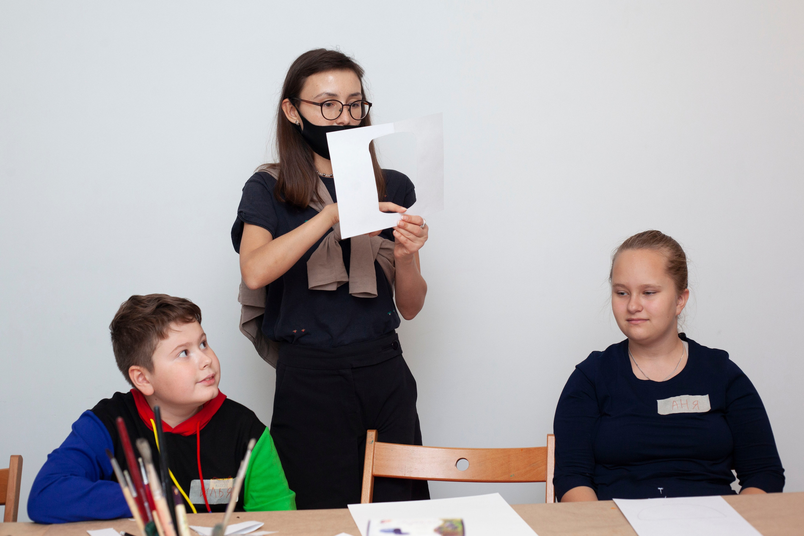 Детский мастер-класс в ММОМА. Stanislav Baryshev — People. Emotions. Atmosphere