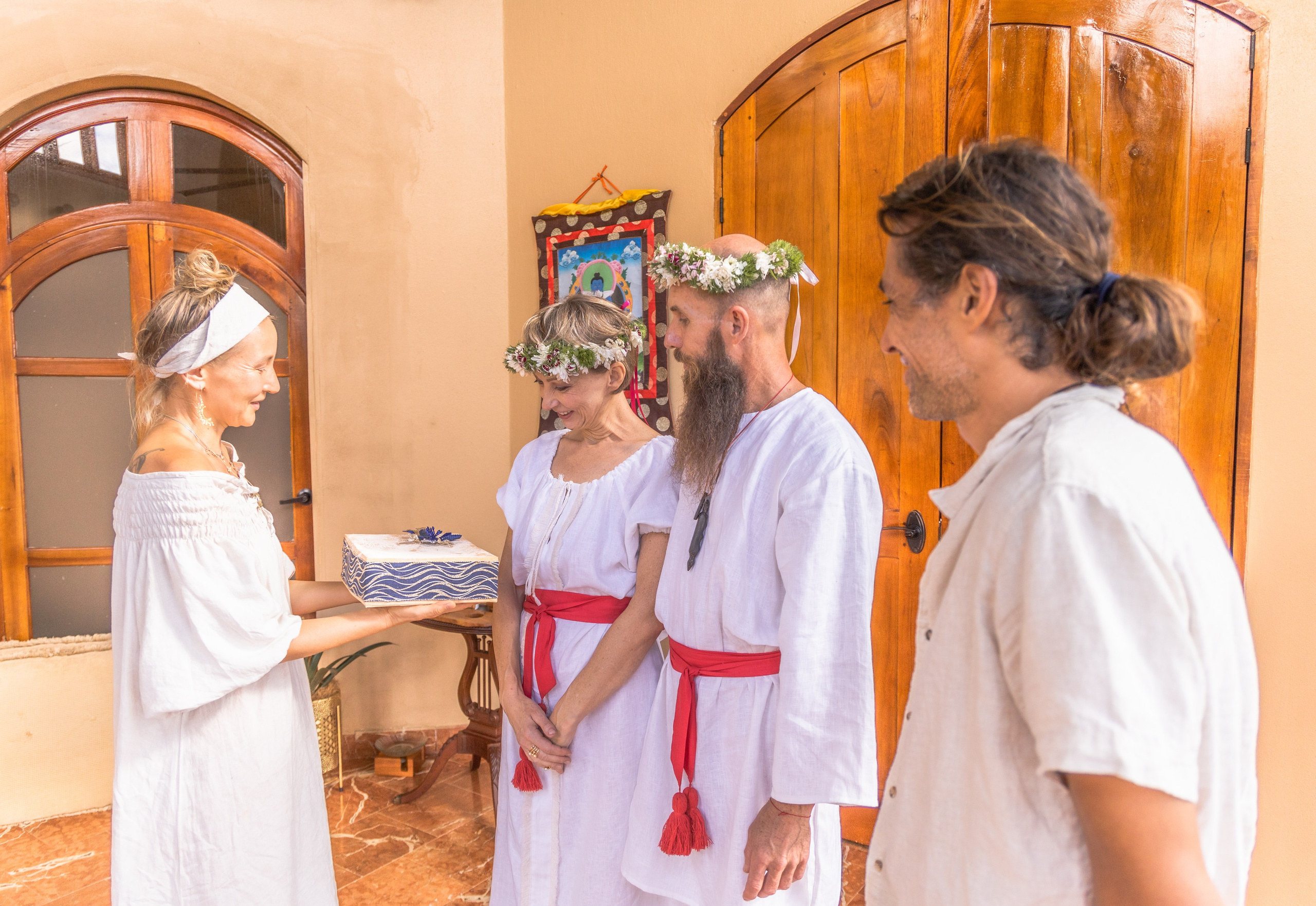 Soul wedding with a nature connection. Family, portrait, content photo in Costa Rica Evgeniya Besprozvannykh