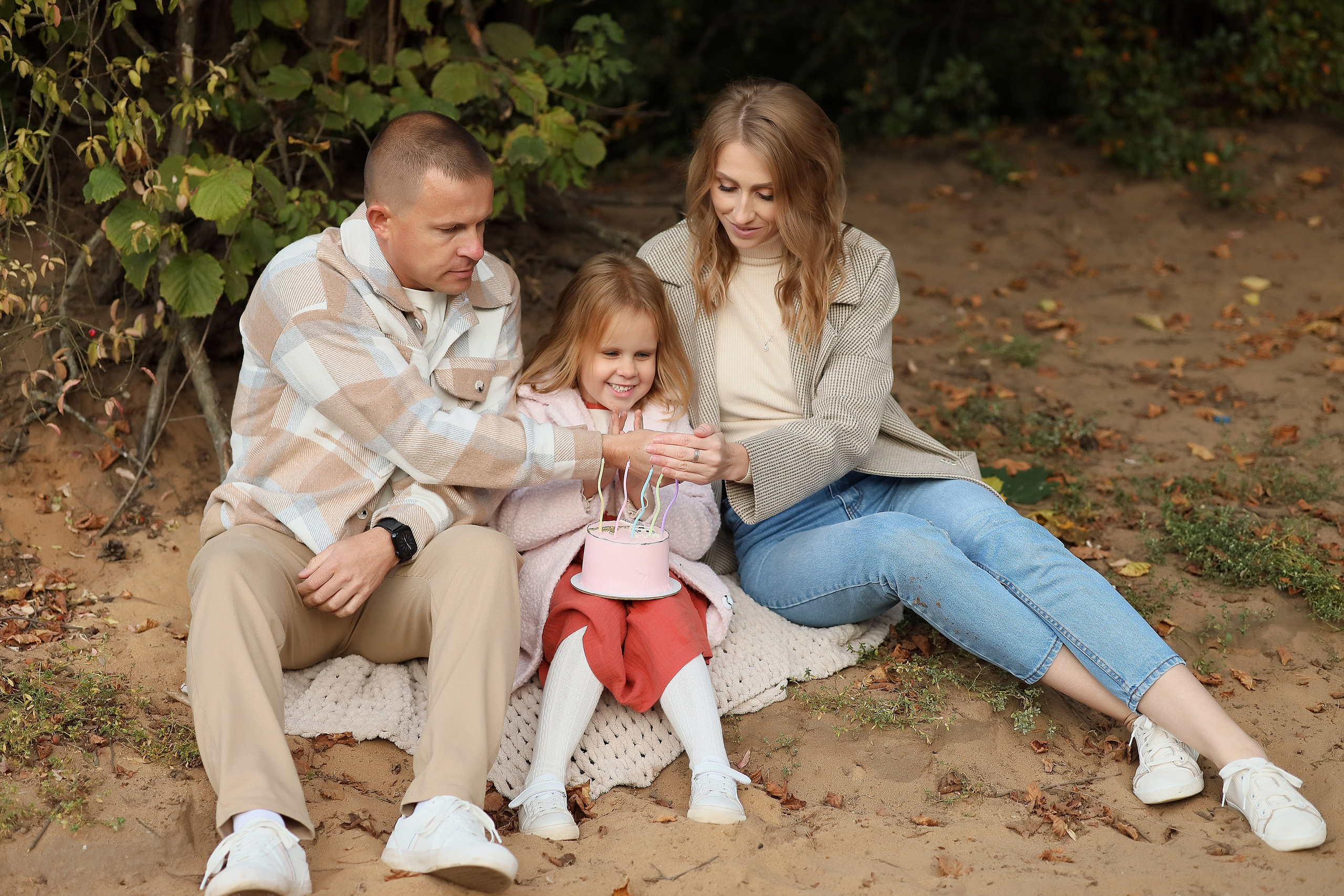 Надя, Женя и Ариана. Серебряный бор. Фотограф Москва Лара Чайка