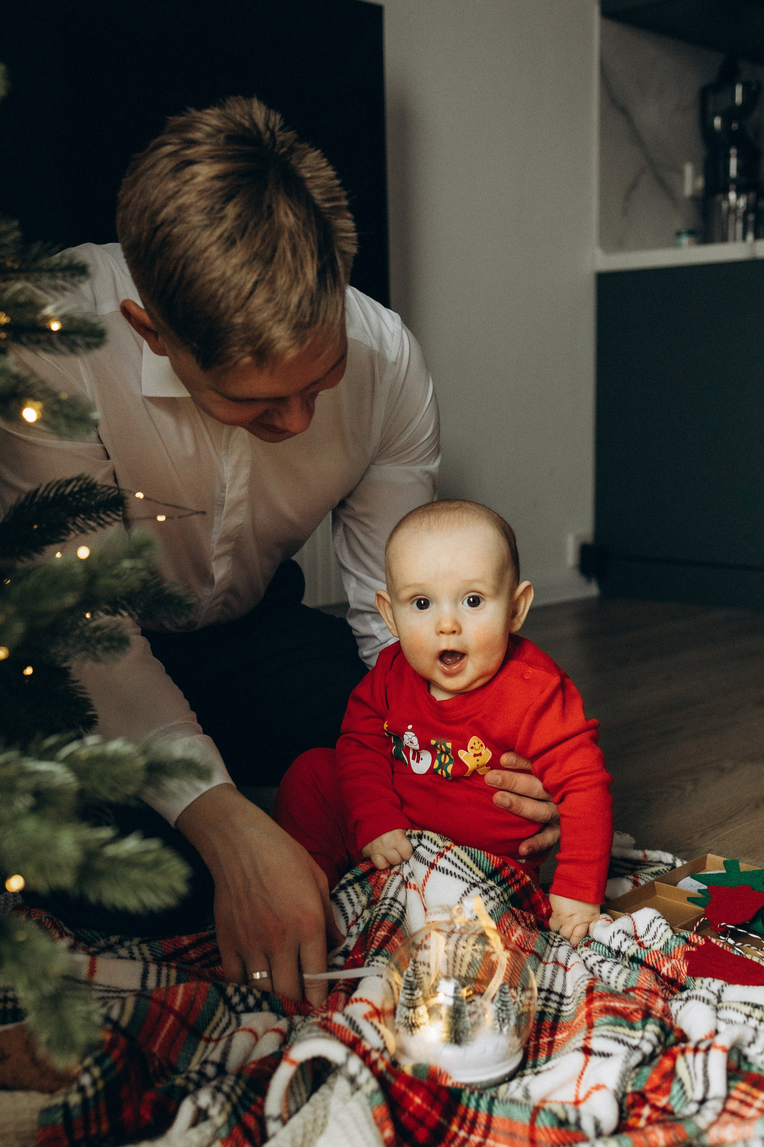 Первый Новый год Андрюши. Фотограф lifestylе в Москве Пшеничная Анастасия