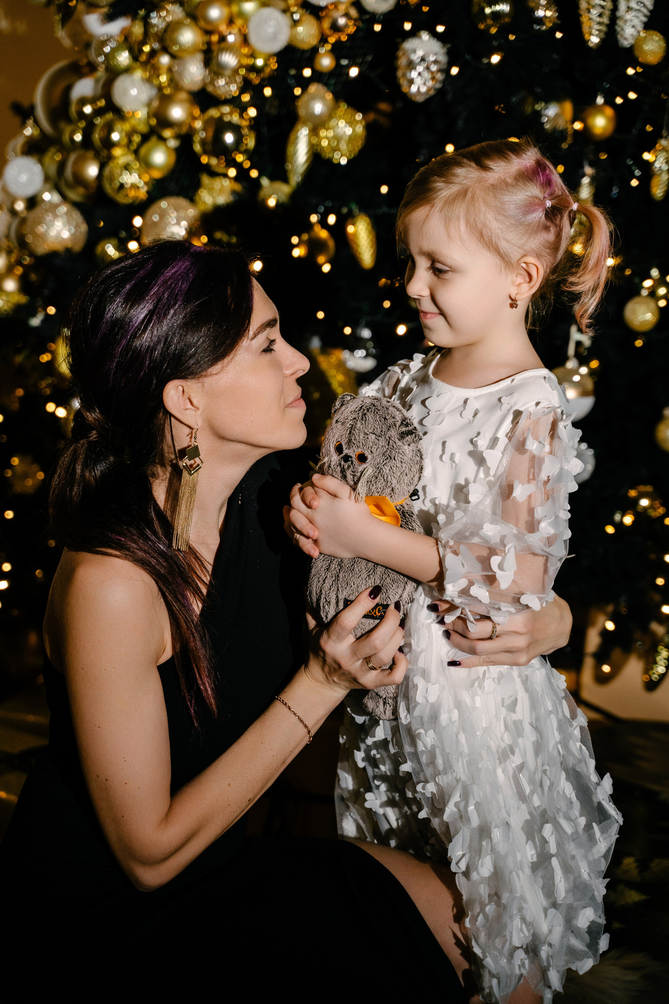 Вечерняя новогодняя съемка в студии. Свадебный фотограф Юлия Копылова