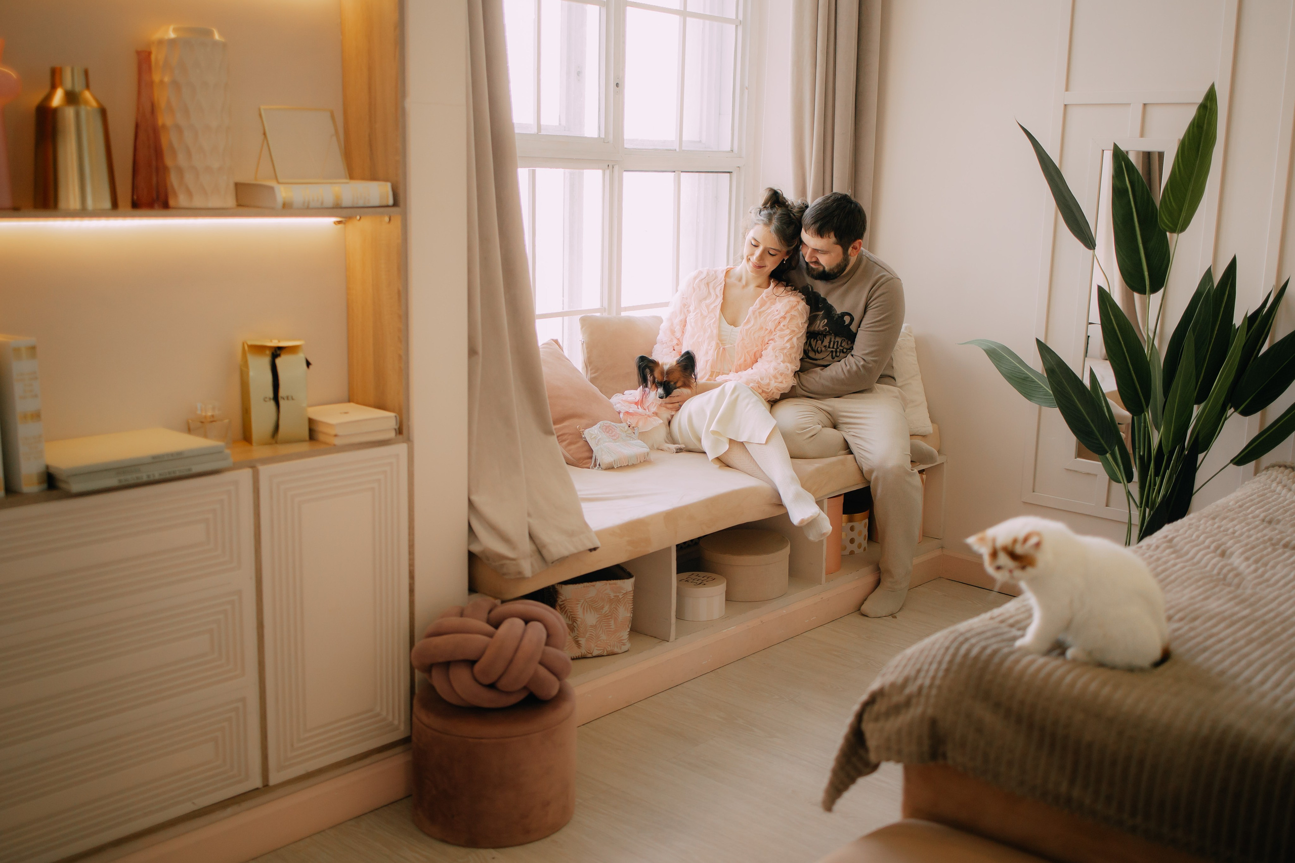 Султан, Мэй Мэй и Шанталь и их семья