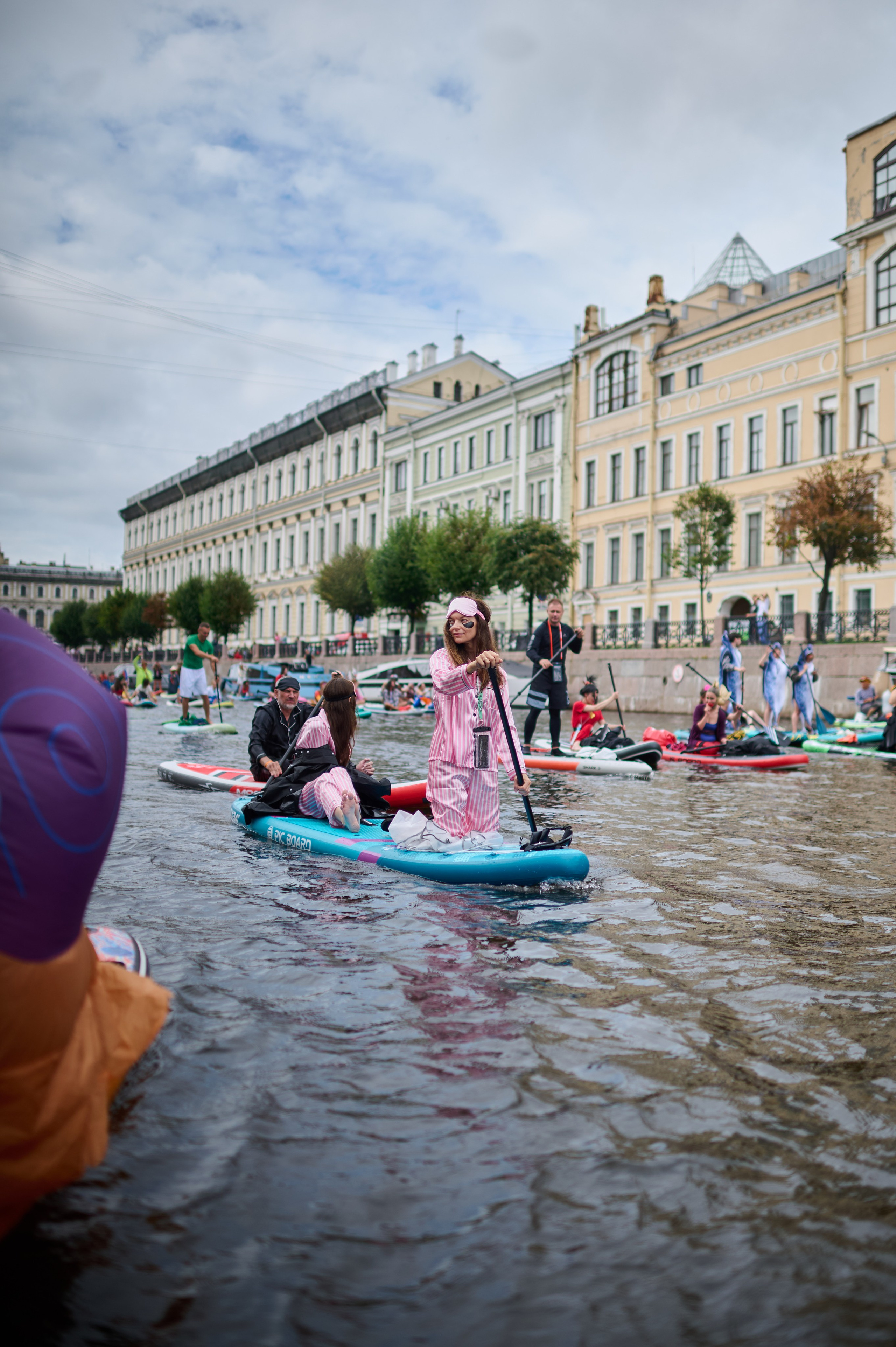 Фонтанка 2025. Фотосъемки на сапах, Москва. Сплавы на сапах