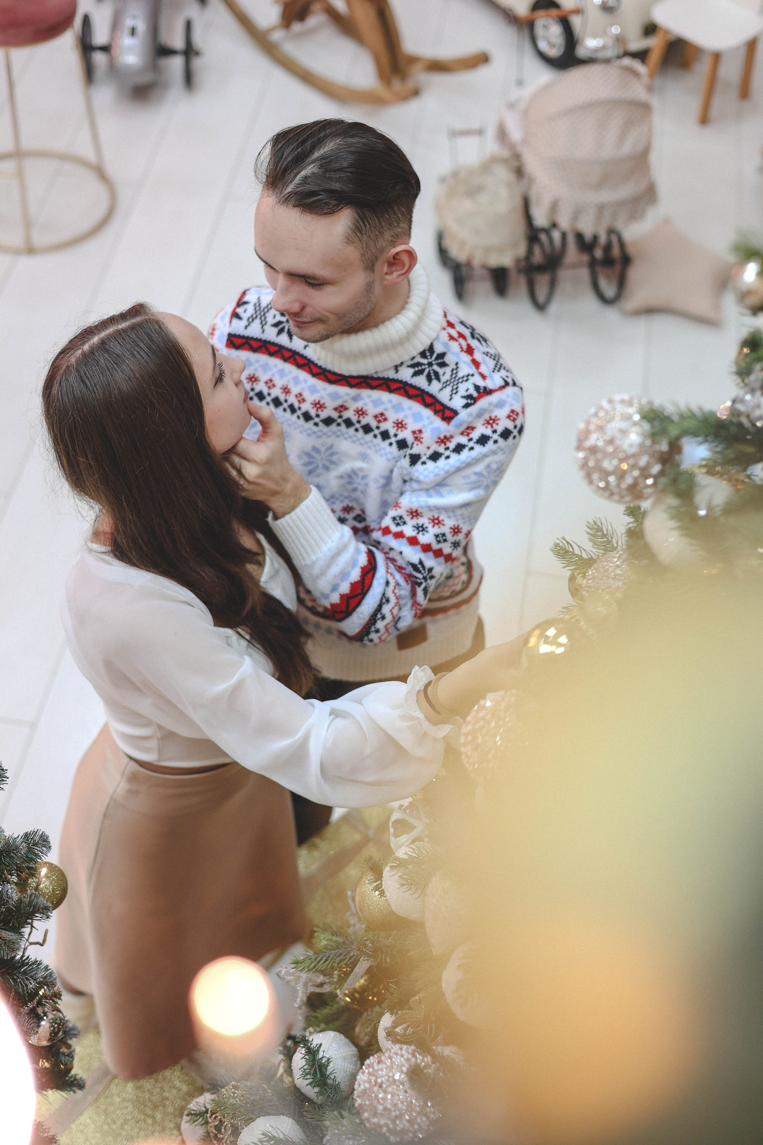Новогодняя история «Ирина и ее семья». Фотограф в Москве Анастасия Калинина