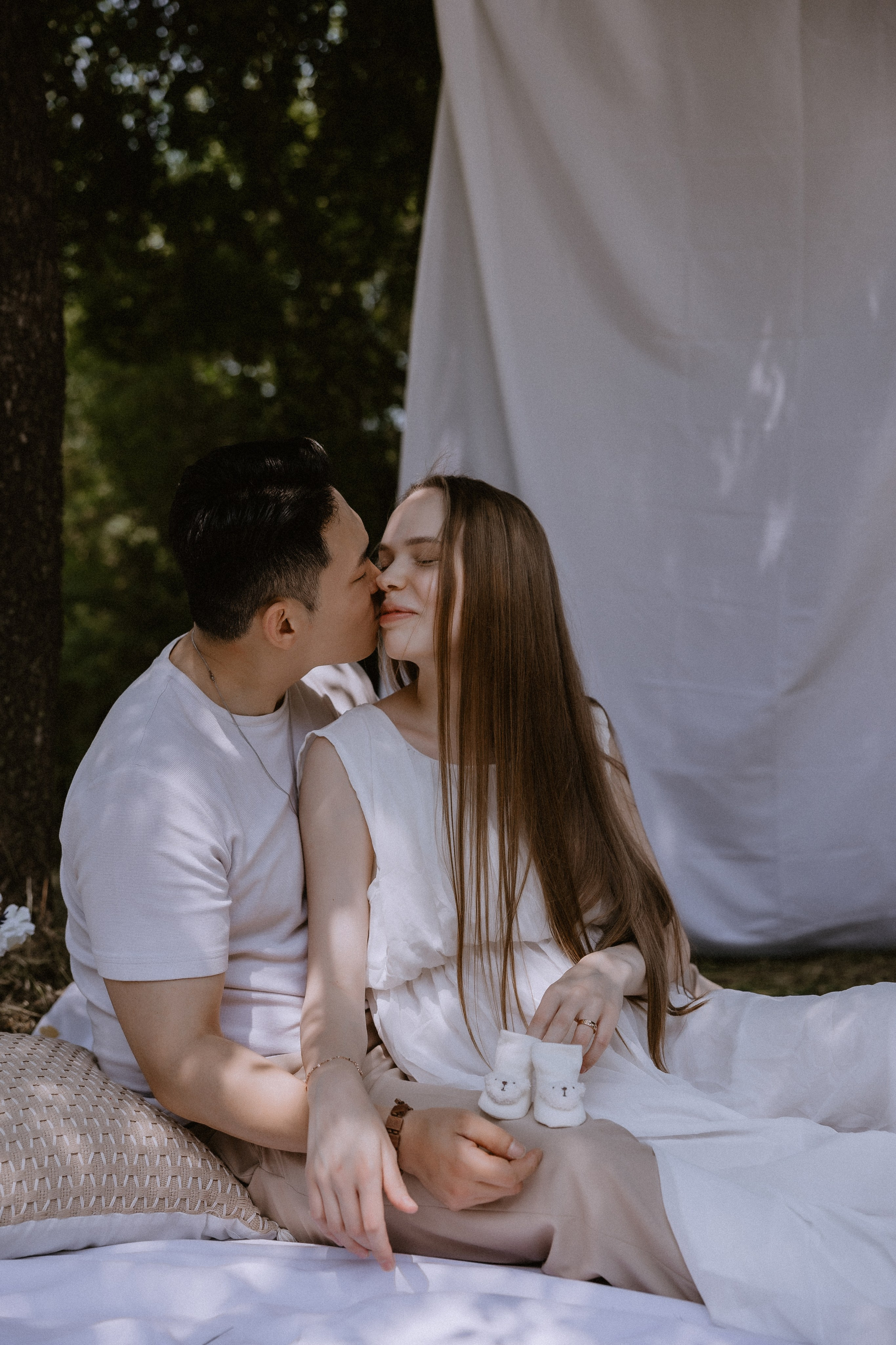 Фотосессия для пары в Пусане в ожидании малыша. ВАШ ФОТОГРАФ В ПУСАНЕ (Южная Корея) Александра Ануфрий