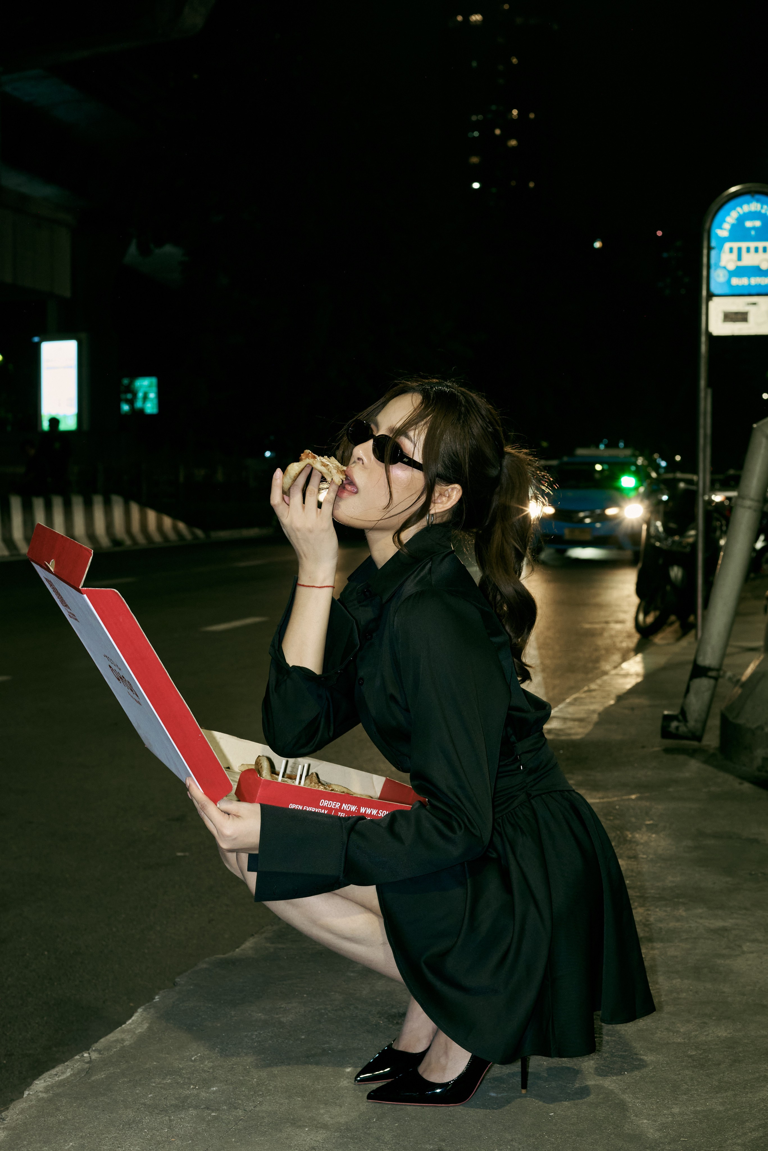 Pizza with Warunya. Photographer Bangkok — Pattaya | фотограф Бангкок — Паттайа