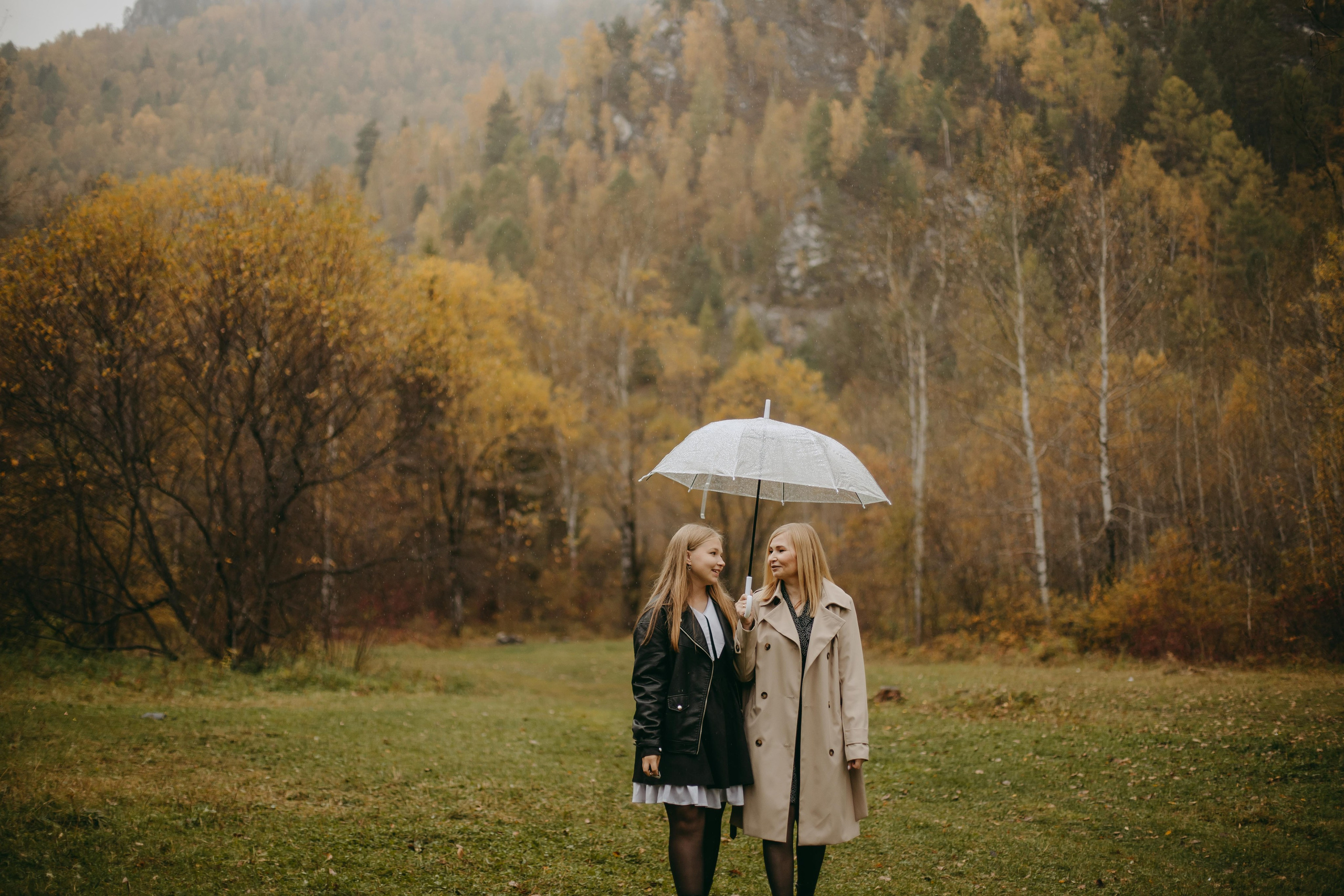 Осенняя история Саши и Дианы. Фотограф Наталья Кургина Слюдянка Иркутск