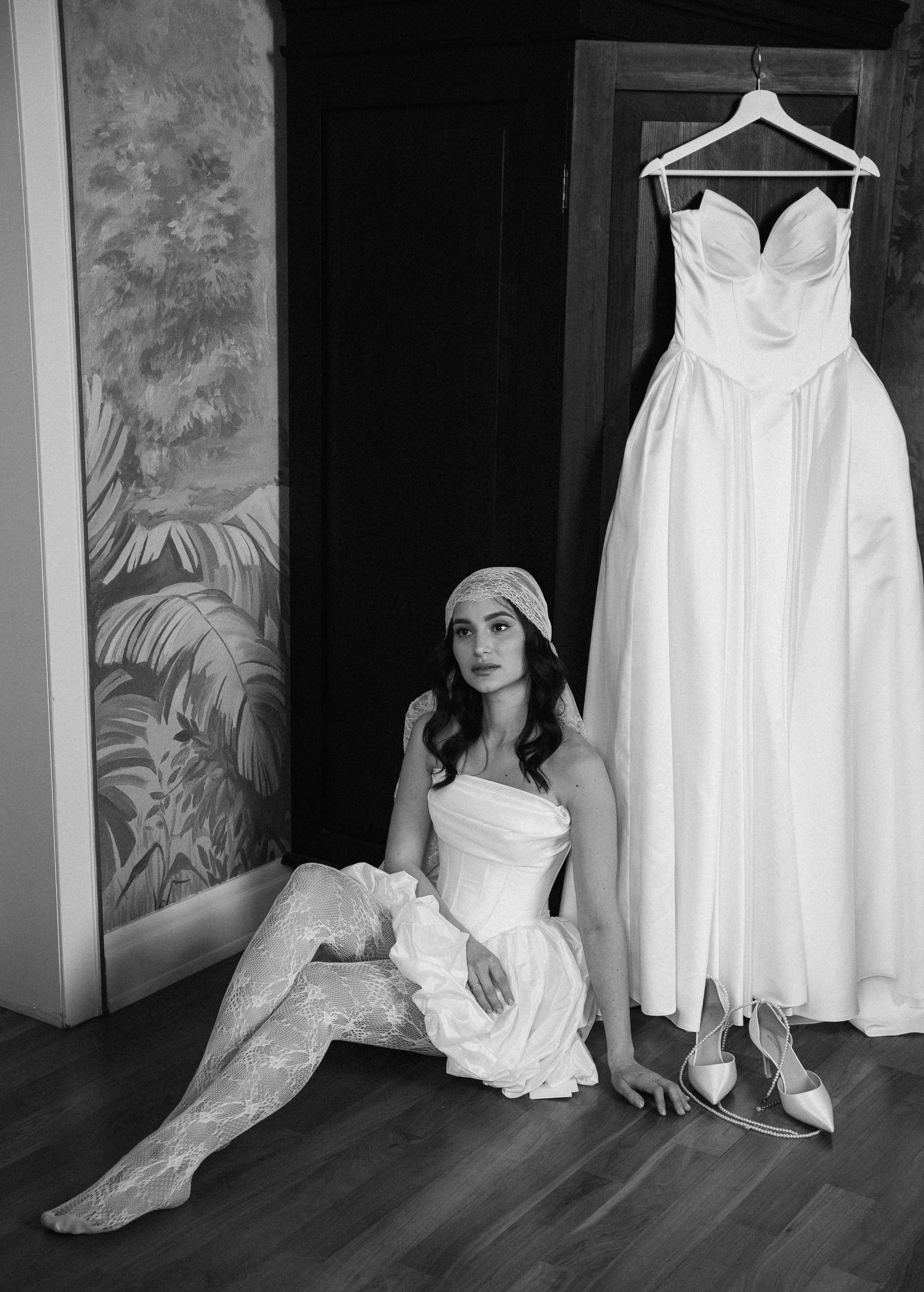 Свадебная фотосессия в Санкт-Петербурге. Утро невесты. особняк Балинского. Федосова Елизавета - свадебный фотограф СПб.