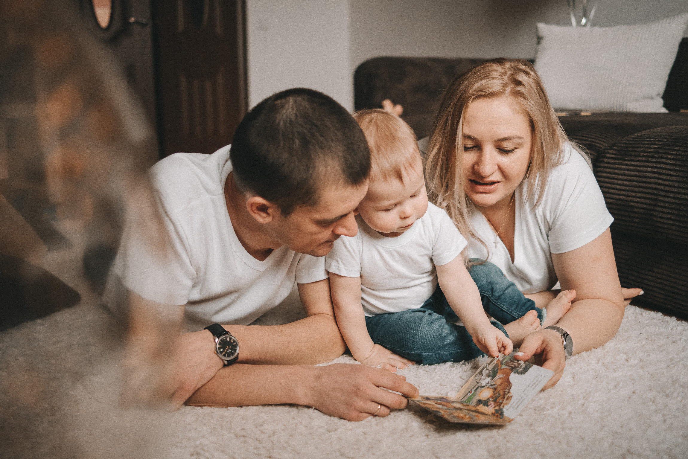 1 год Никиты. Фотограф новорожденных в стиле lifestyle в Воронеже Юлия Ключникова