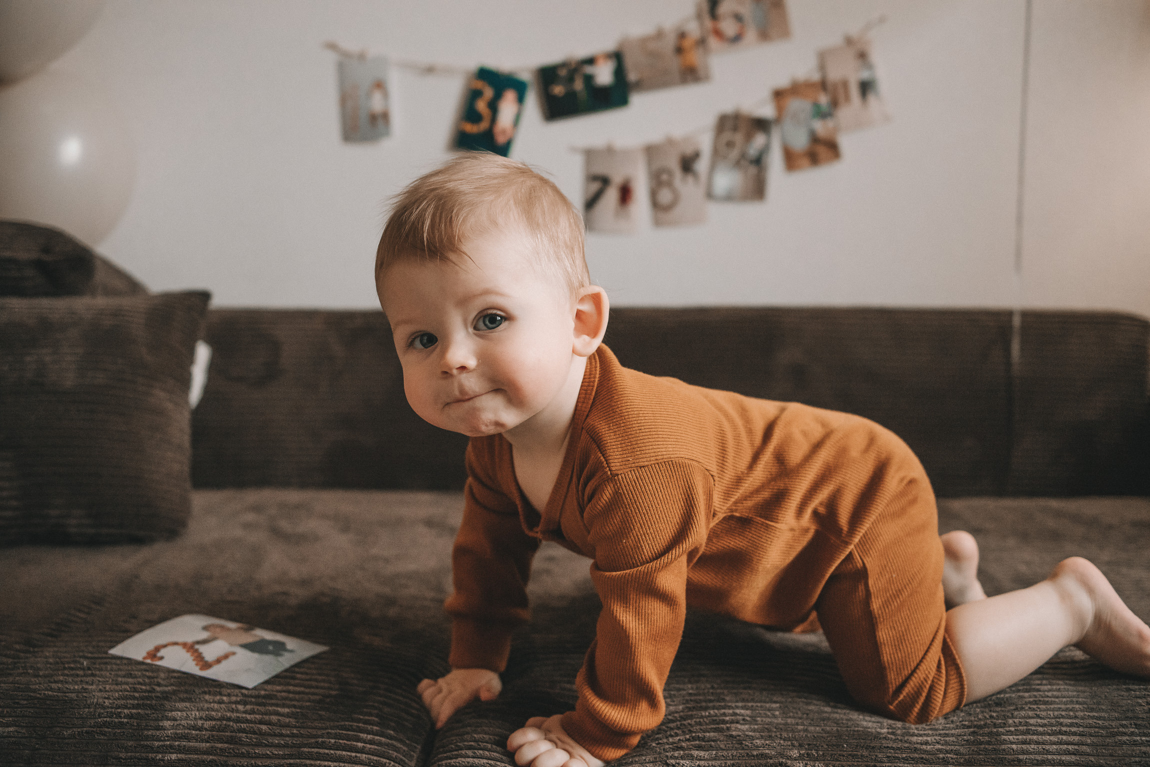 1 год Никиты. Фотограф новорожденных в стиле lifestyle в Воронеже Юлия Ключникова