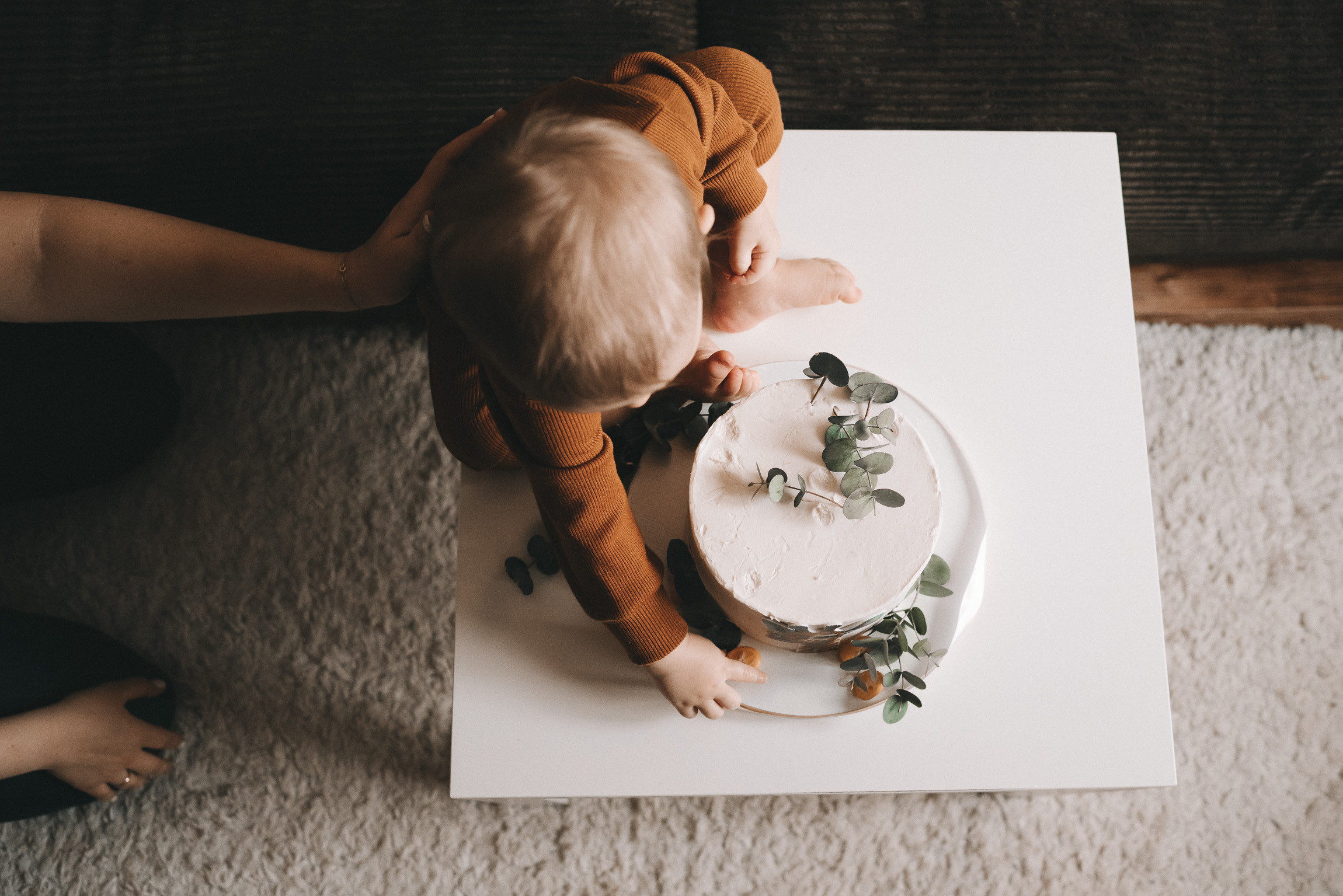 1 год Никиты. Фотограф новорожденных в стиле lifestyle в Воронеже Юлия Ключникова