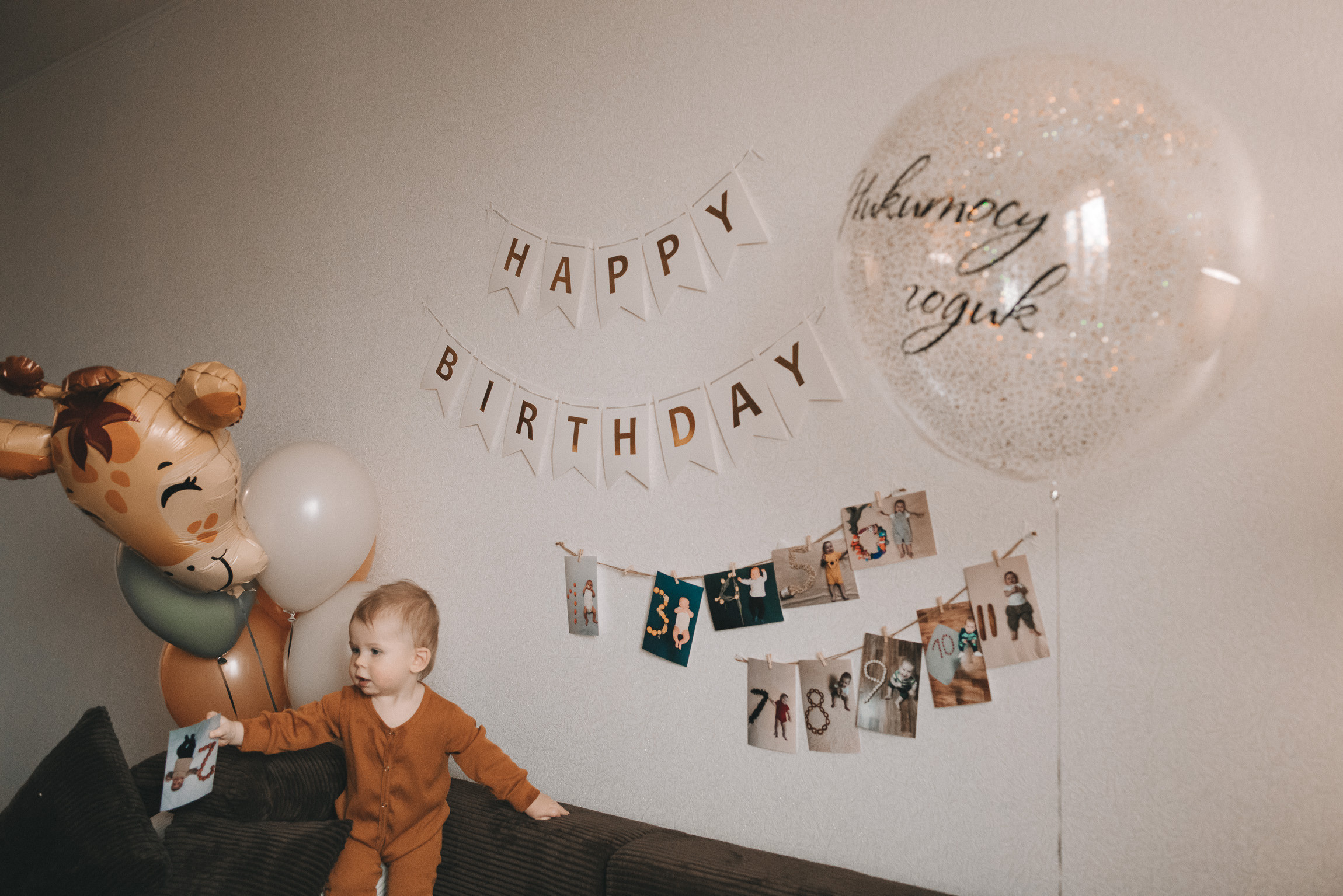 1 год Никиты. Фотограф новорожденных в стиле lifestyle в Воронеже Юлия Ключникова