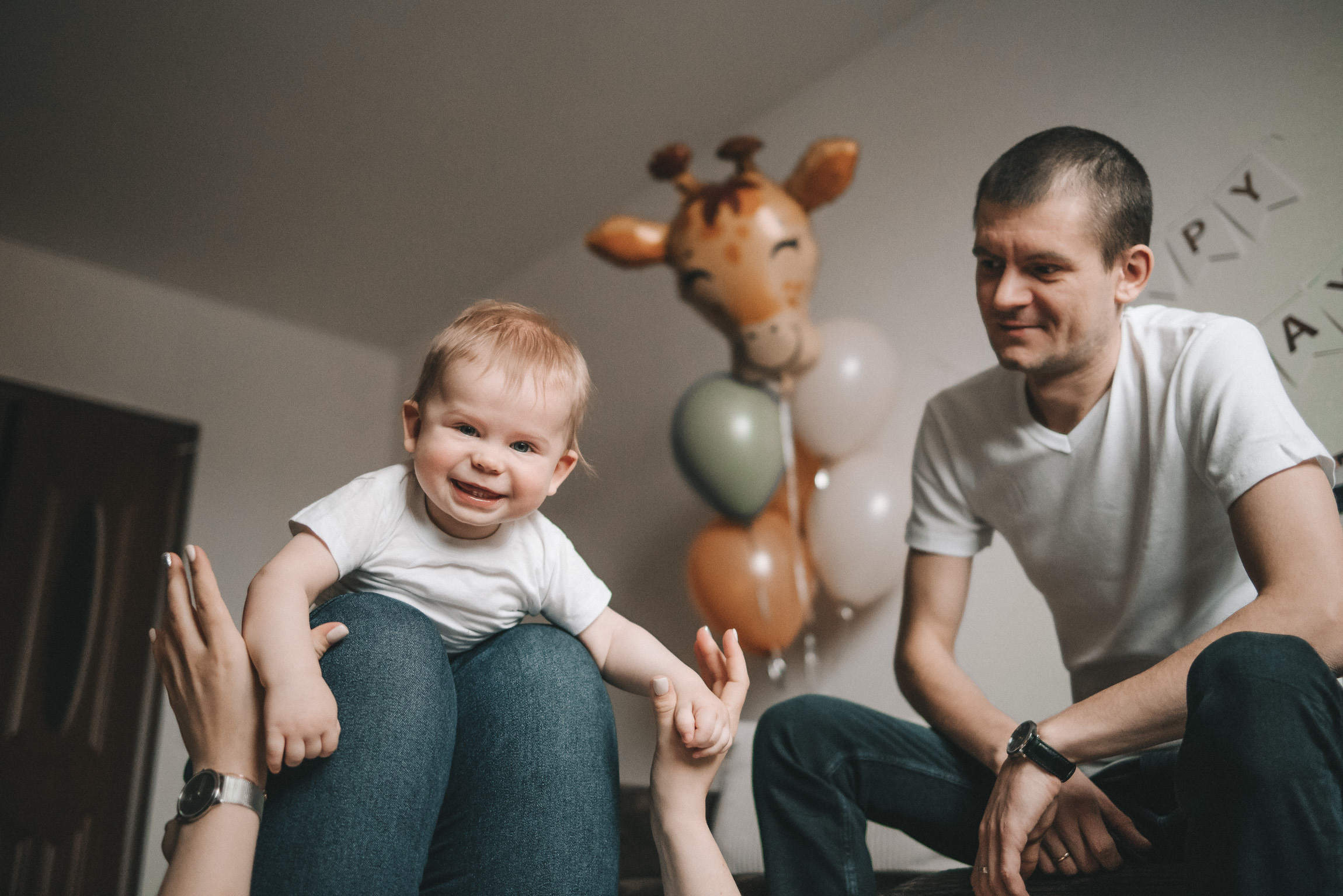 1 год Никиты. Фотограф новорожденных в стиле lifestyle в Воронеже Юлия Ключникова