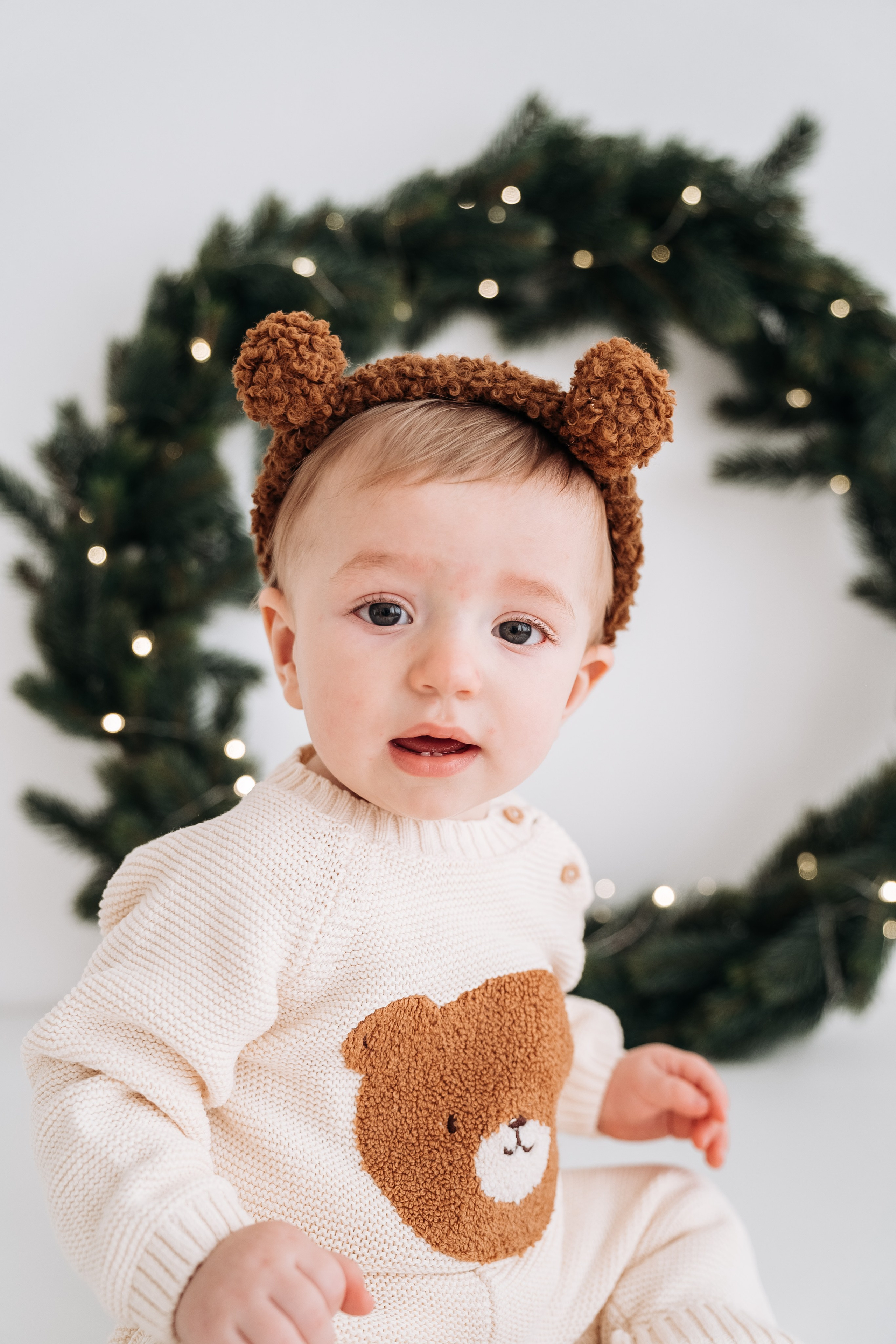 Новогодняя детская фотосессия для Феди. Семейный фотограф СПб Анастасия Василь. Фотосессия на годик