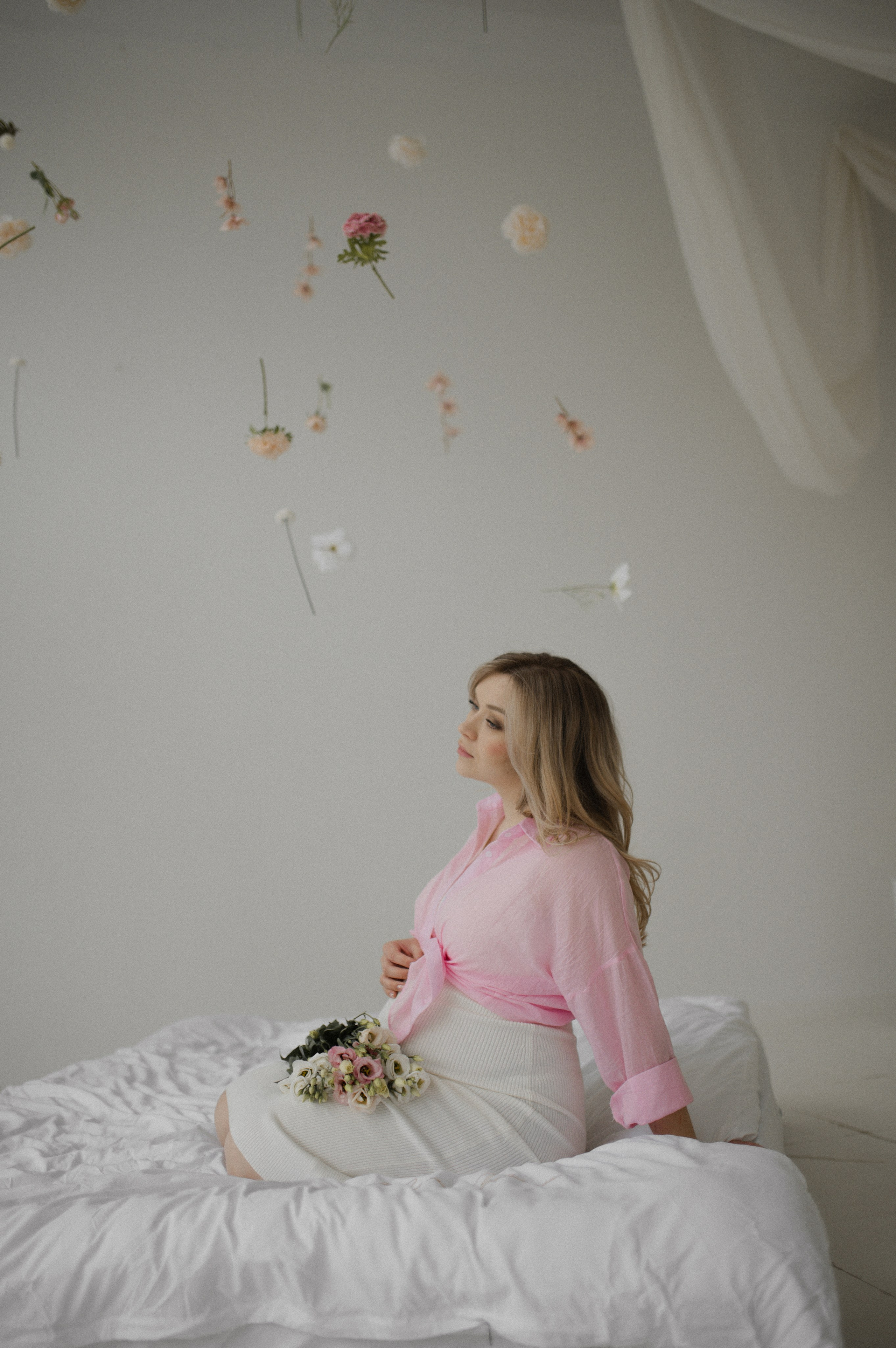Оля в ожидании малыша. Семейная фотосессия Бутово Москва фотограф Алина Морщагина