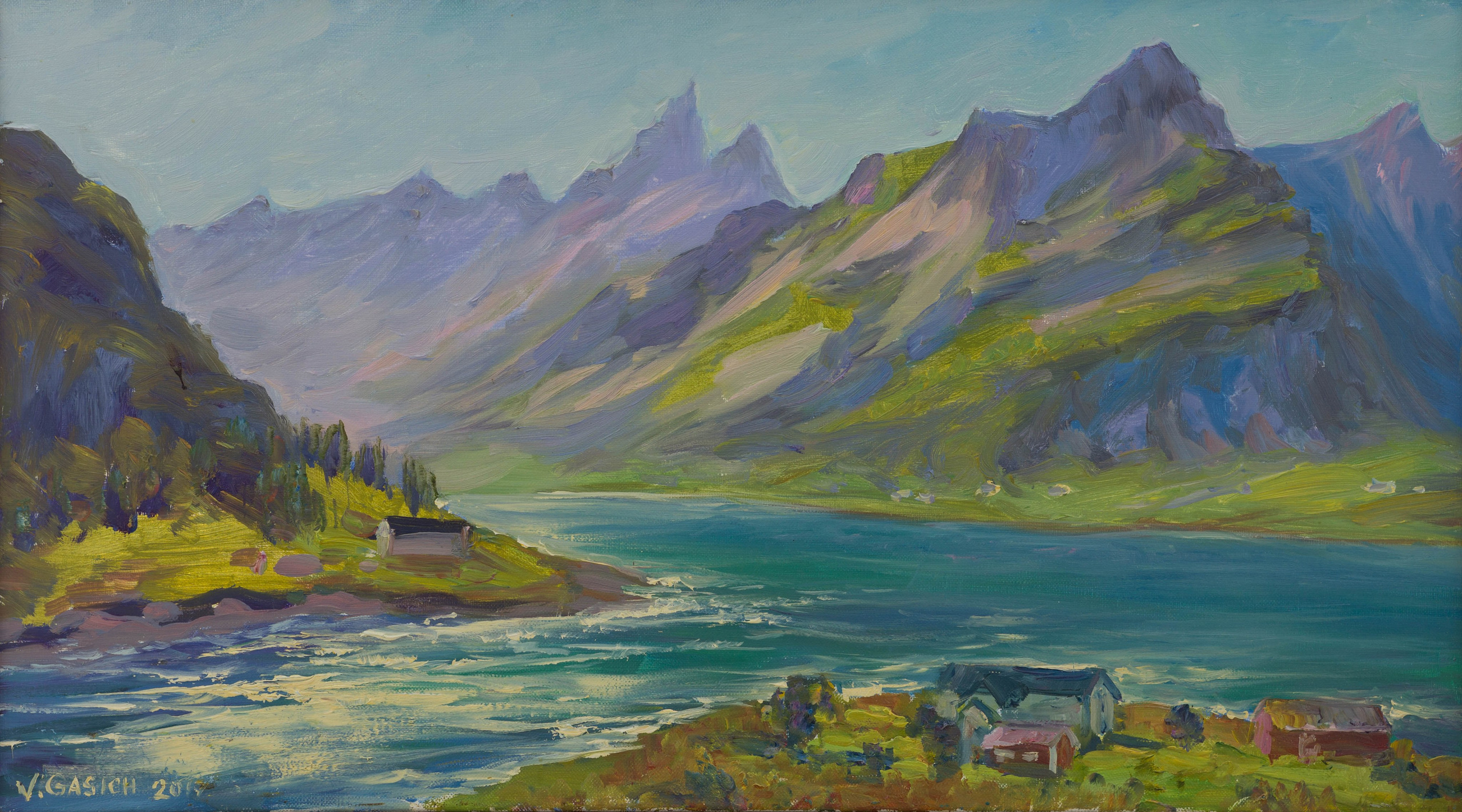 Пленэр / Plein air. Художник Василий Гасич