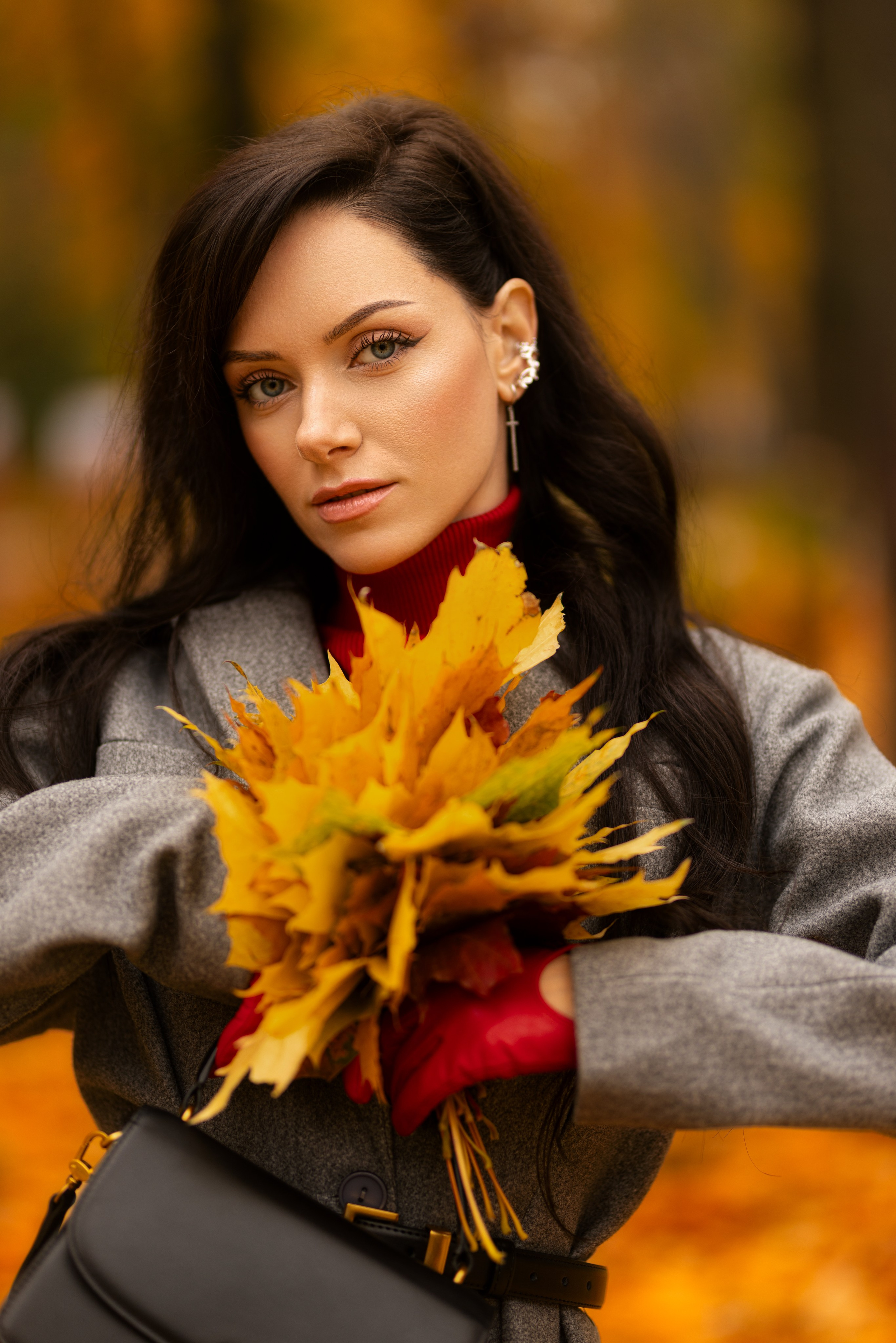 Фотосет с Екатериной в парке на осеннюю тему для «себя»