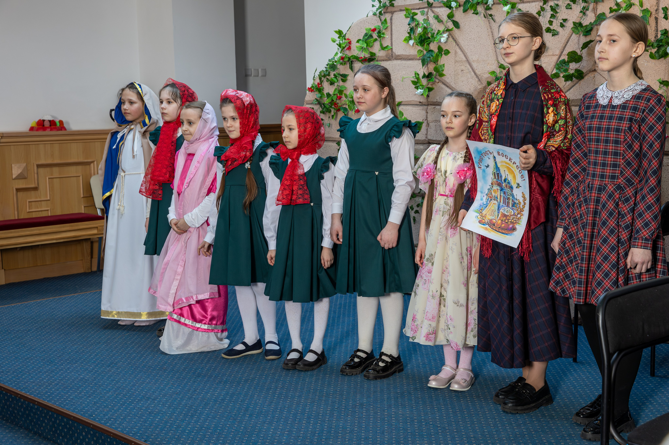 Пасхальный концерт Воскресная школа 2025. Фотограф Таинств Крещение и Венчания г. Магадан Власова Ульяна