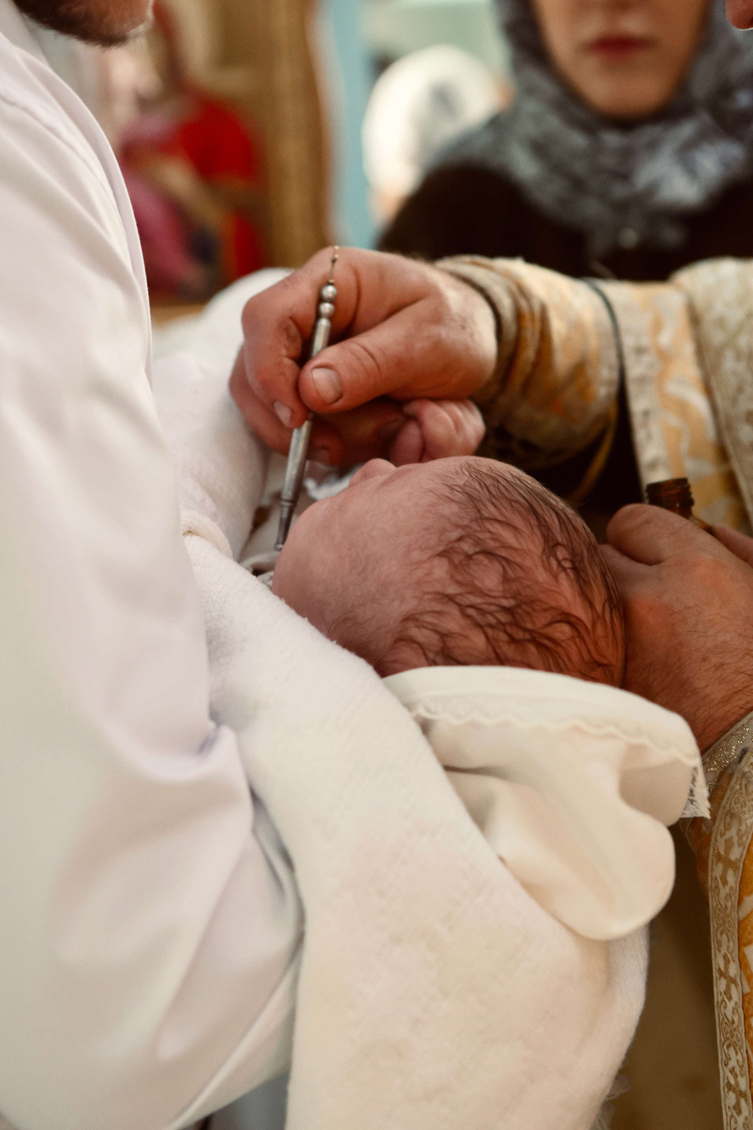 Яна и Максим —крещение Михаила. Фотограф в Курске Смирнов Евгений