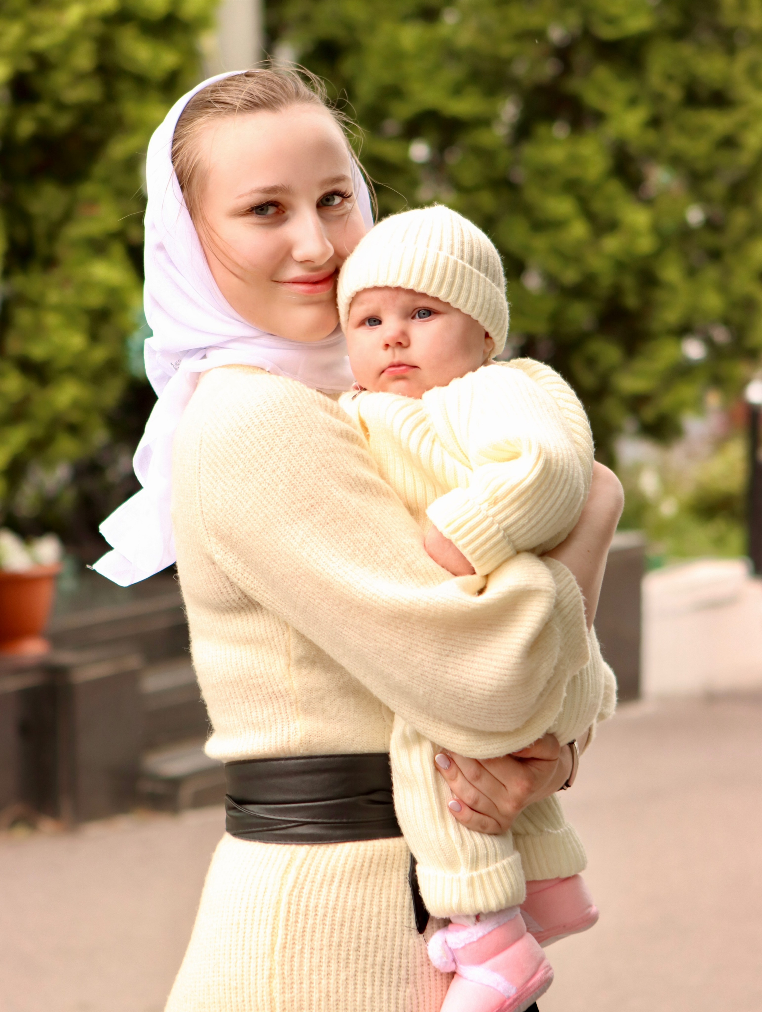 Анастасия и Вадим — крещение Виктории. Фотограф в Курске Смирнов Евгений