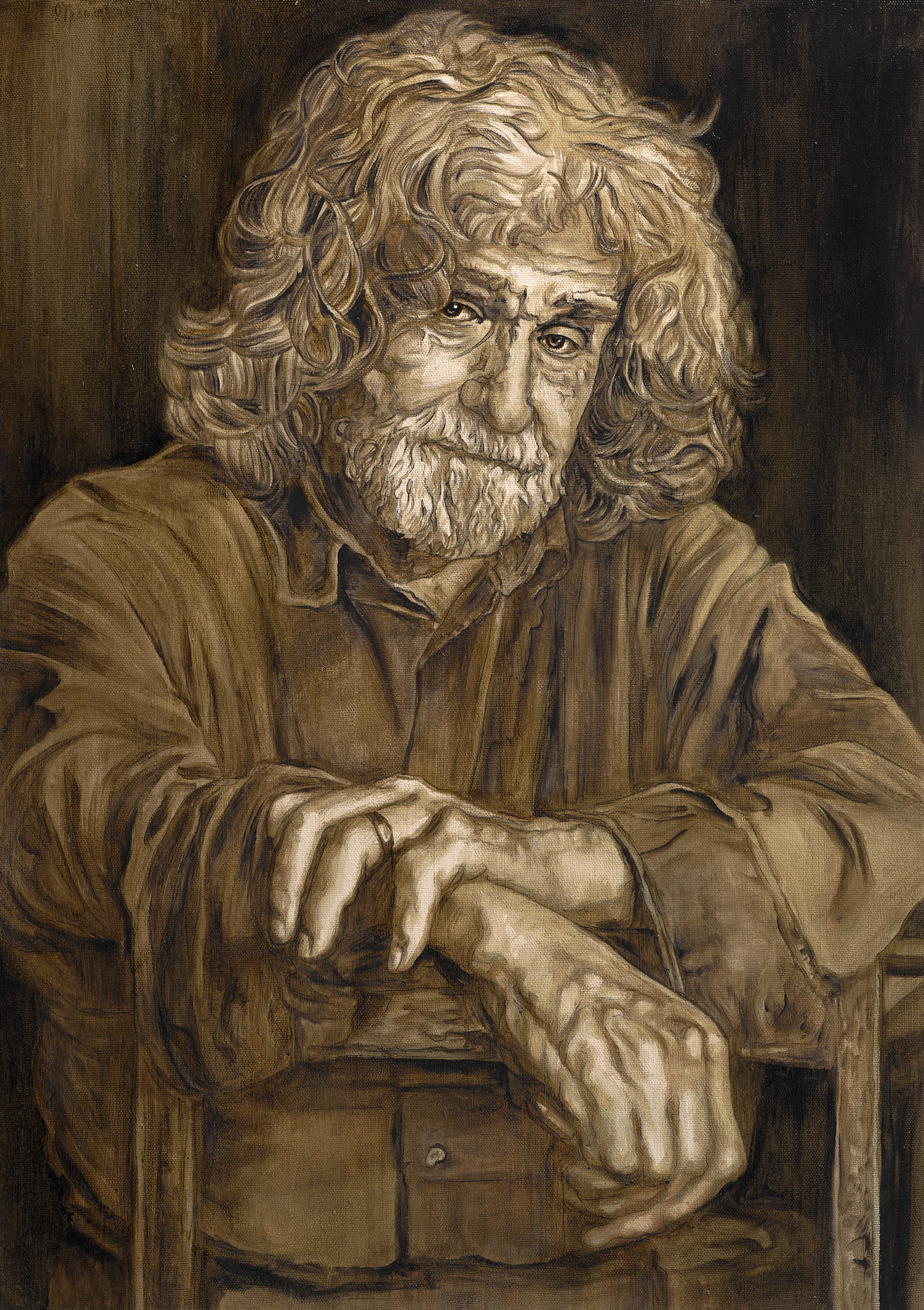 «Турков-Собакин Николай Петрович» - художник Ольга Трапицына (холст, масло, 85x60см, 2022)