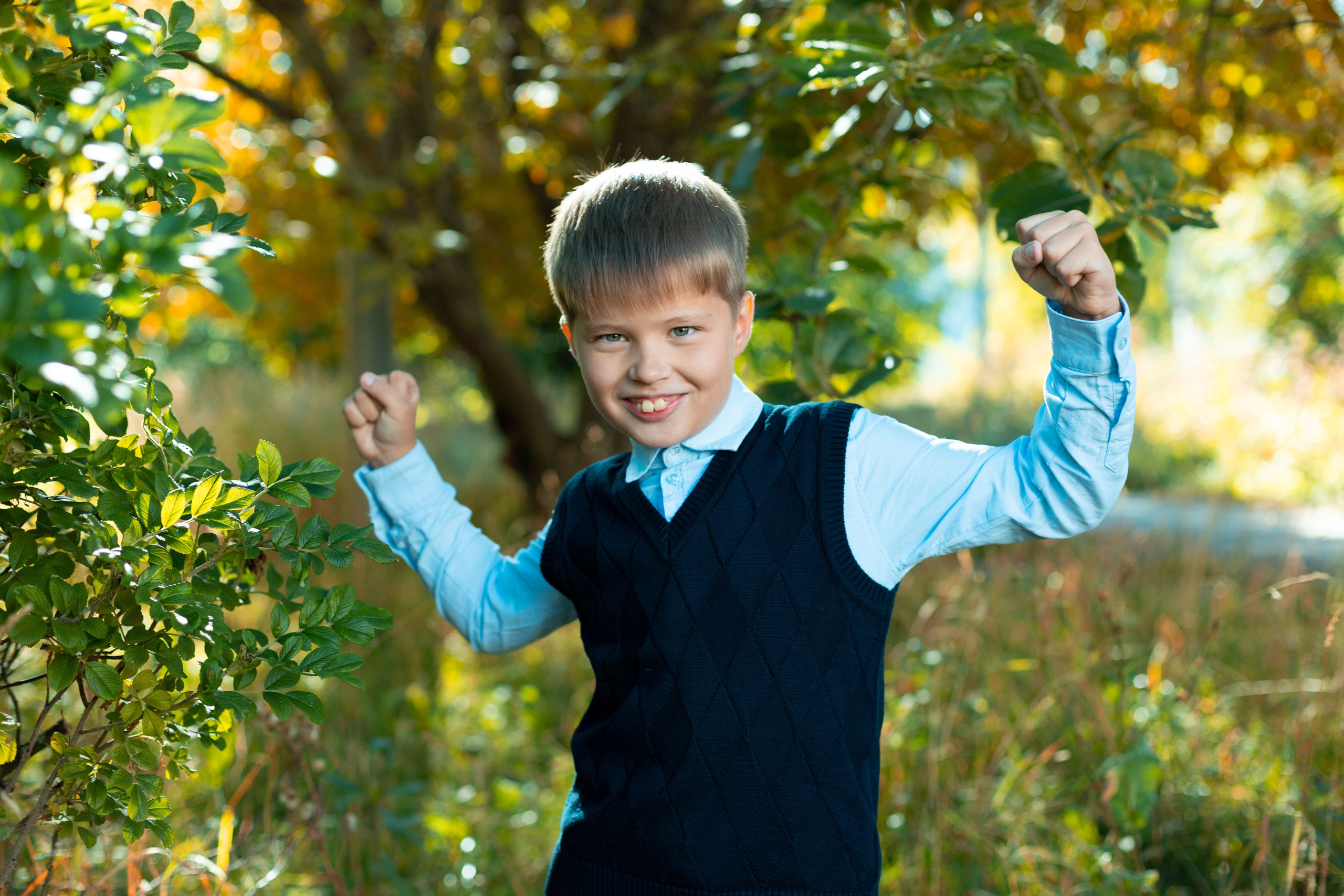 4 класс. Съёмка на улице. Выпускные альбомы «Эврика» в Нижнем Новгороде