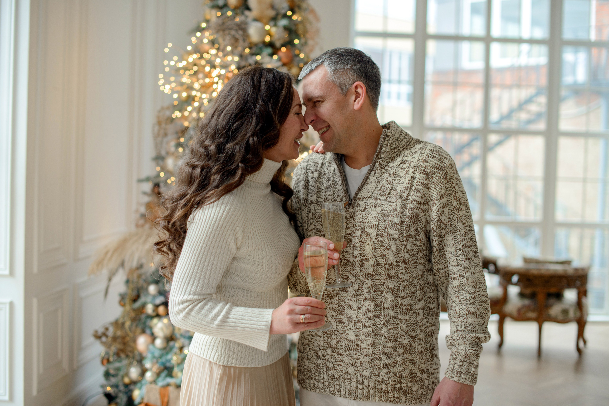 Family , Studio photo shoot at Christmas time