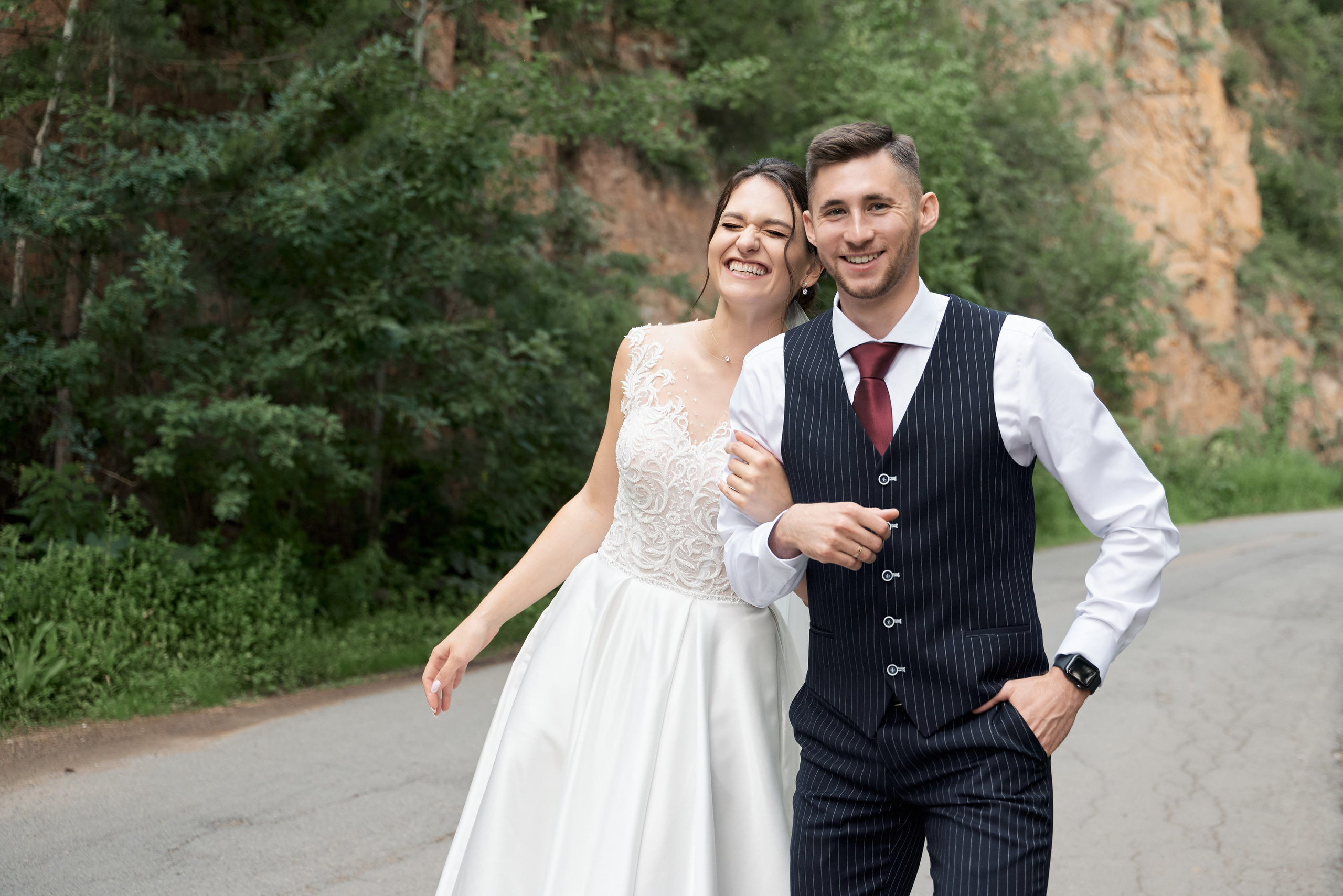 Дорога у карьера. Свадебный фотограф Александр Браво